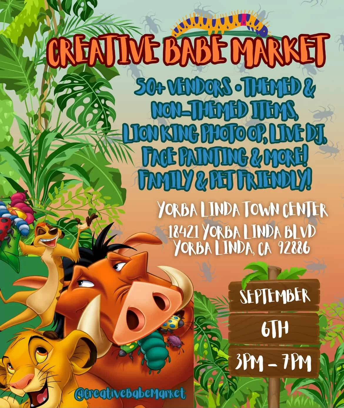 Lion King Themed Market