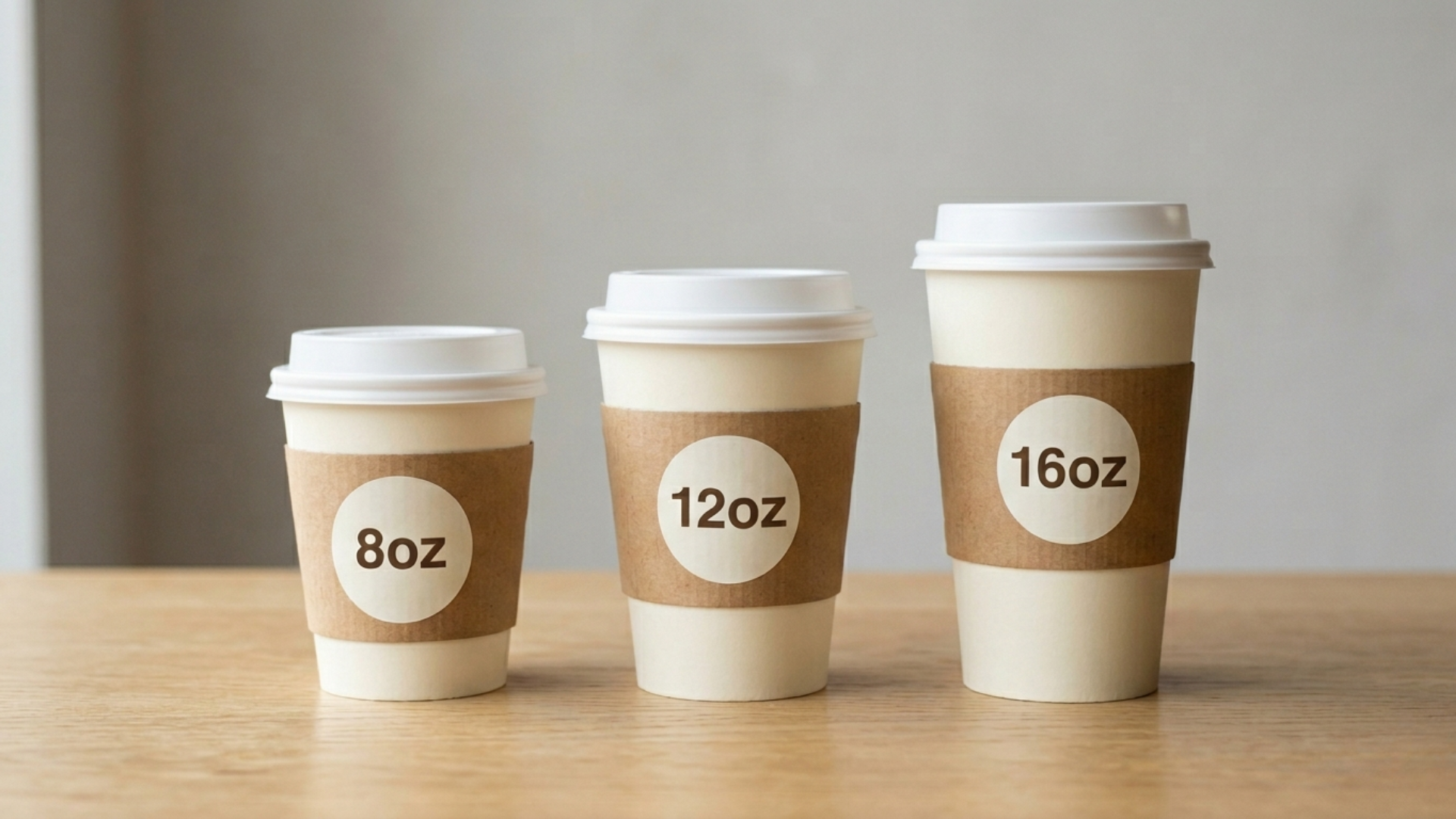 8oz vs 12oz vs 16oz Paper Cups: A Complete Sizing Guide