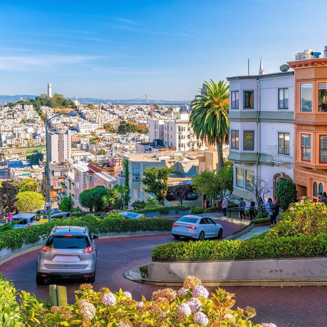 Lombard Street – The “crookedest street in the world,” a San Francisco classic.