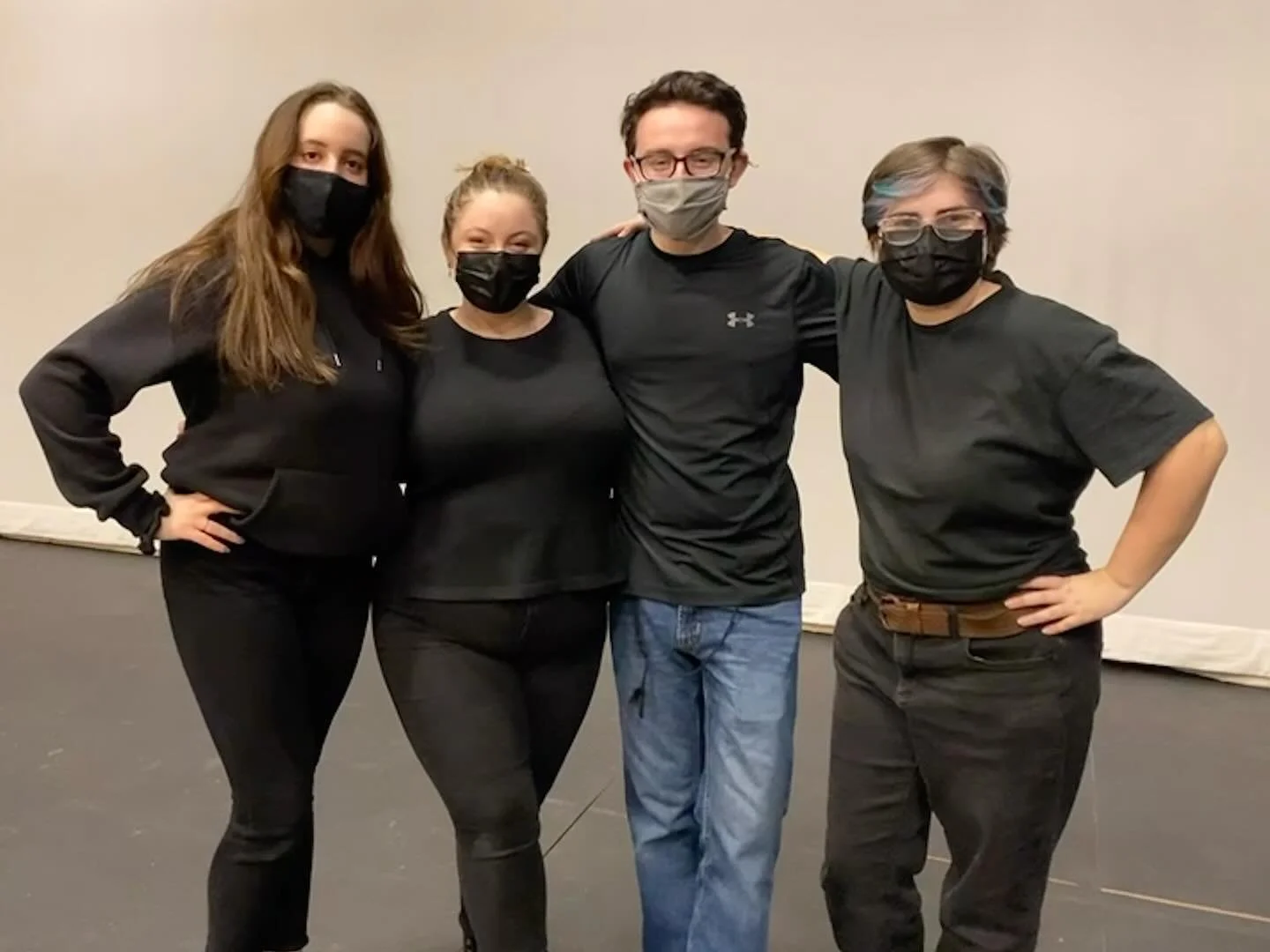 (feat. live photo of me getting stuck onstage during a performance)

I'm digging up ye old archives to post here so sorry for the jumpscare!! This really was my first glimpse at stage management and such a dream team to work with! As a shy little fir