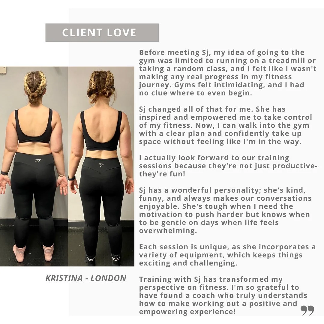 l slip you a tenner later @kristinawithak.x 😍

&ldquo;Before meeting Sj, my idea of going to the gym was limited to running on a treadmill or taking a random class, and I felt like I wasn&rsquo;t making any real progress in my fitness journey. 

Gym