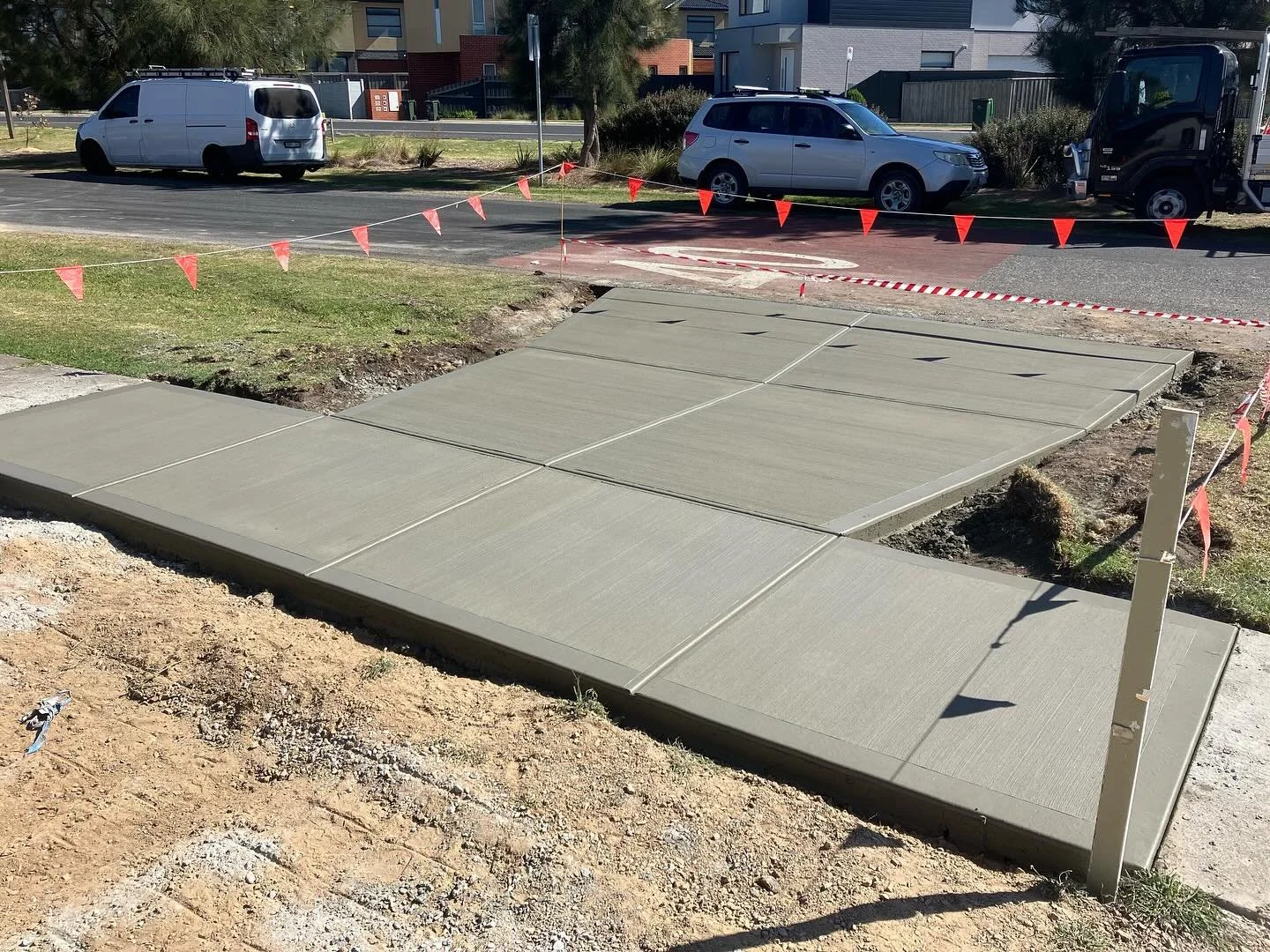 Precision is our game. This hand kerb and crossover was recently completed in Dromana by the PRG team 👌