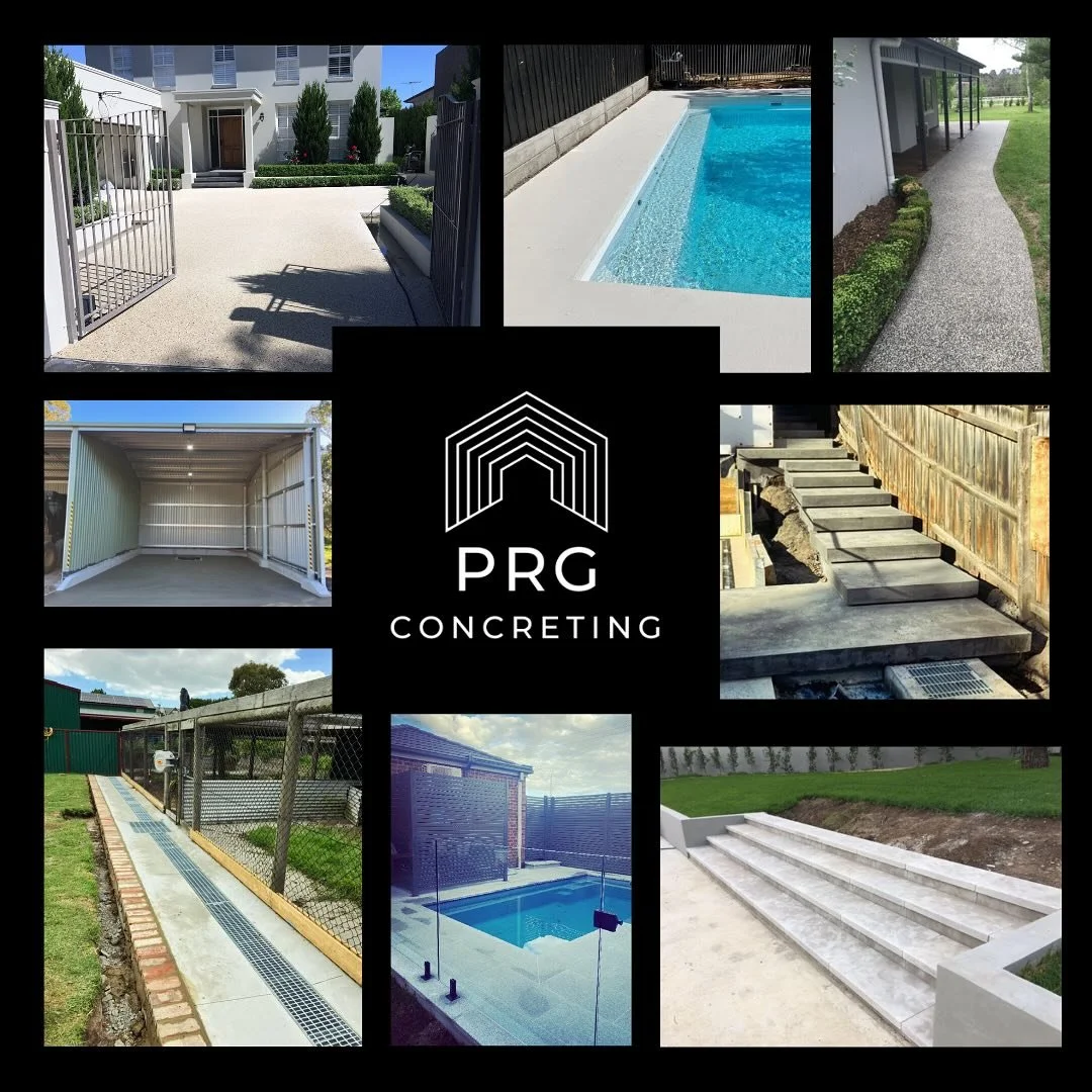 Driveways, slabs, paths, stairs, pool surrounds, drainage solutions - whatever your concreting needs, PRG is here to help. 
Contact us to discuss your next project and arrange a free quote today.