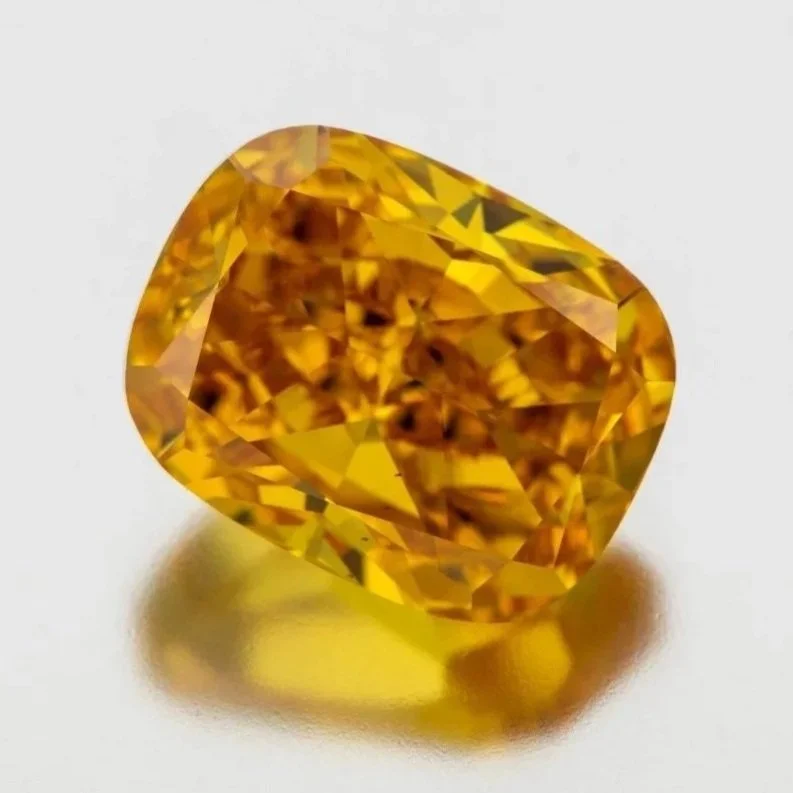 Largest Fancy Vivid Yellow-Orange Diamond
