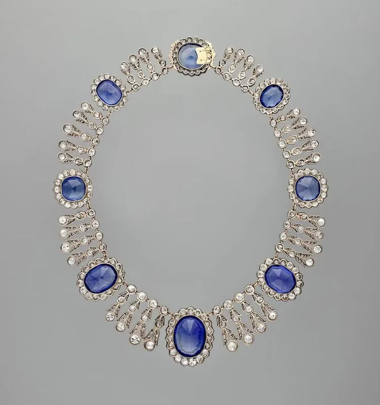 Sapphire Necklace of Queen Marie-Amélie and Queen Hortense