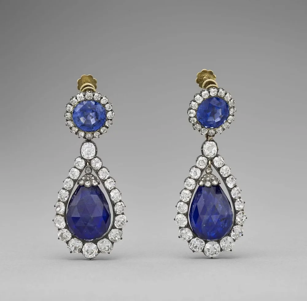 Sapphire earrings