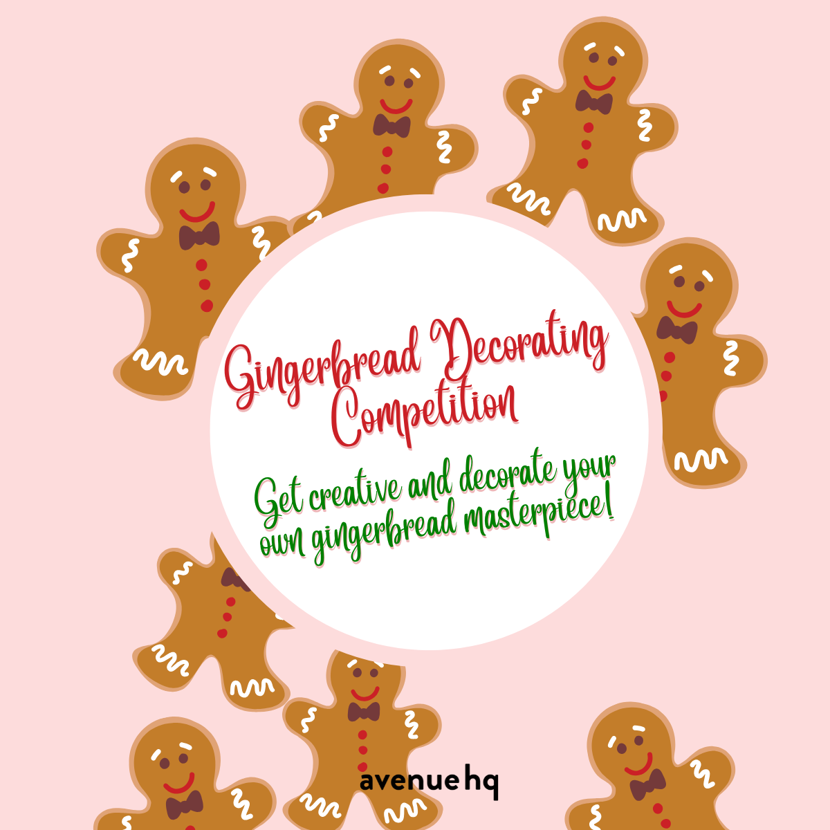 GINGERBREAD DECORATING COMPETITION