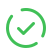 A green checkmark inside a circle on a white background.