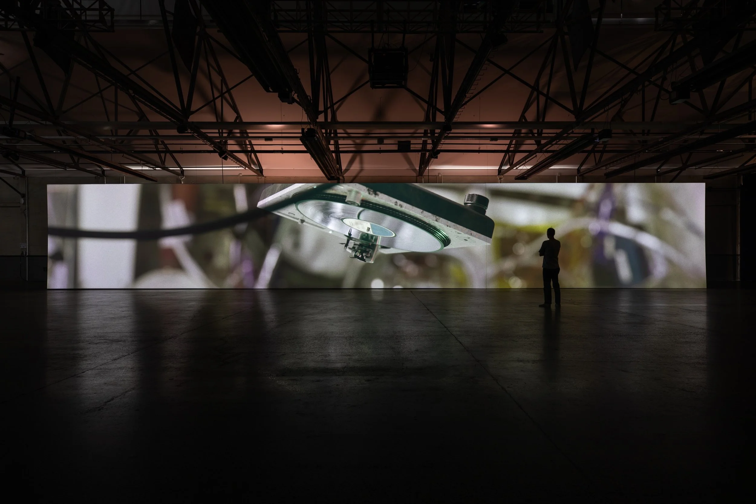 Time No Longer, 2021, Anri Sala, PW1, Hobart, Mona Foma 2022. Photo Jesse Hunniford/Museum of Old and New Art