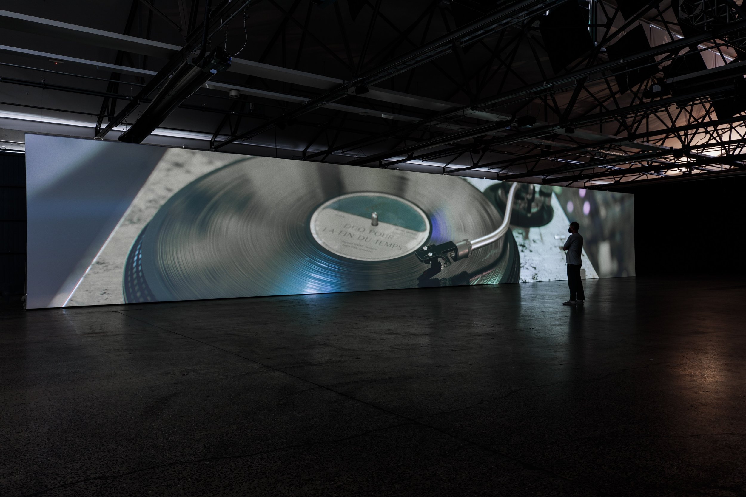Time No Longer, 2021, Anri Sala, PW1, Hobart, Mona Foma 2022. Photo Jesse Hunniford/Museum of Old and New Art