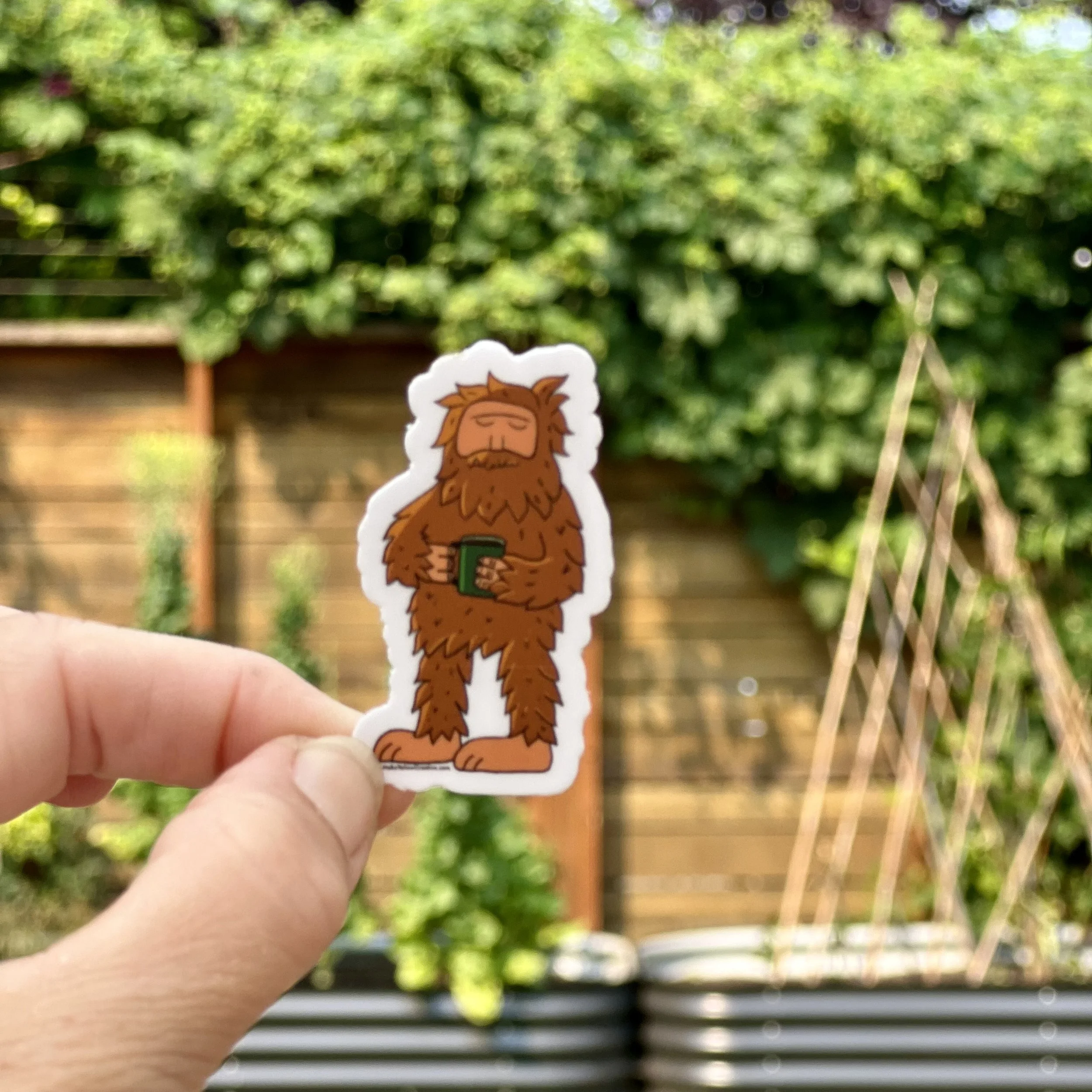 Sasquatch Dad Sticker 2"