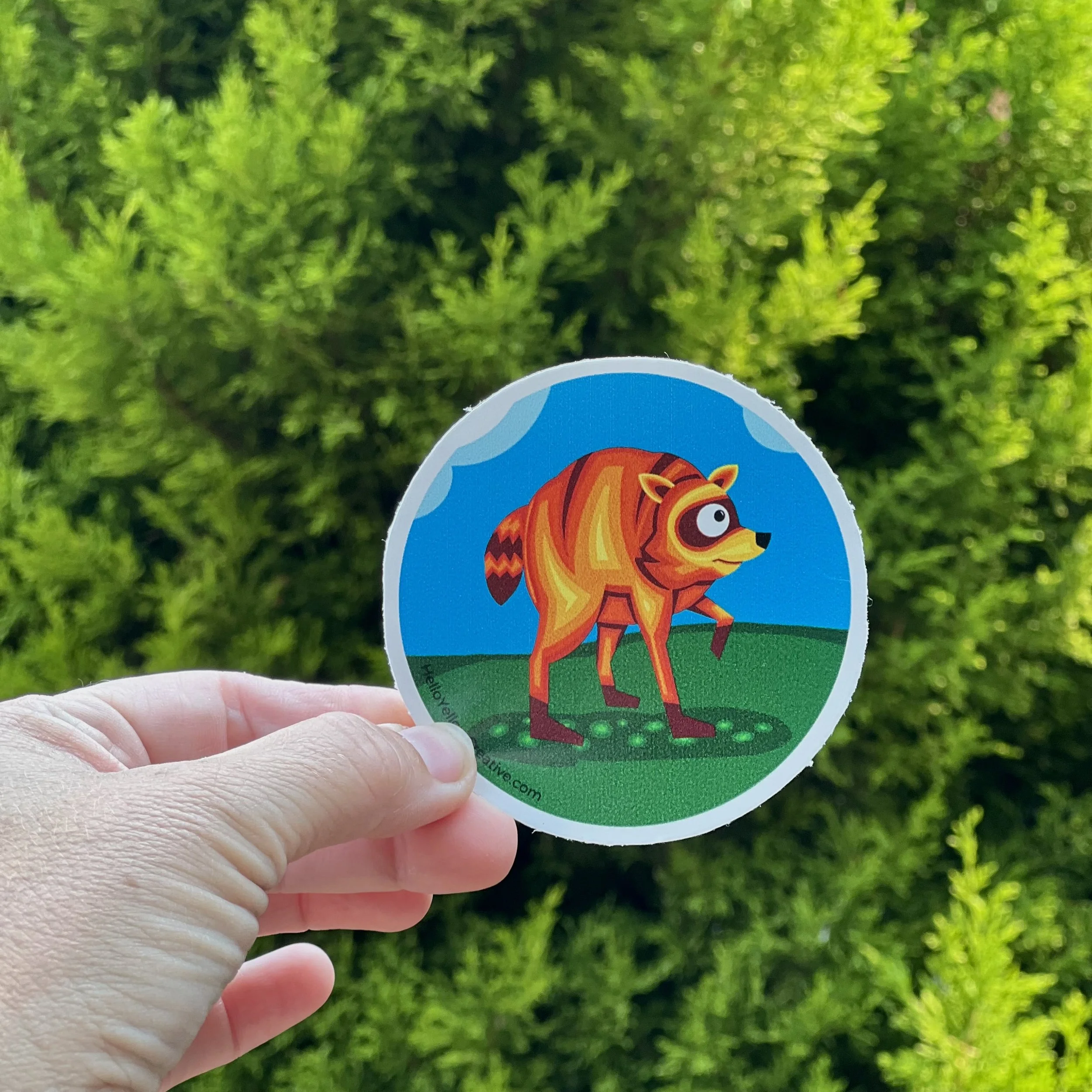 Jimothy Daytime Circle Sticker 3"