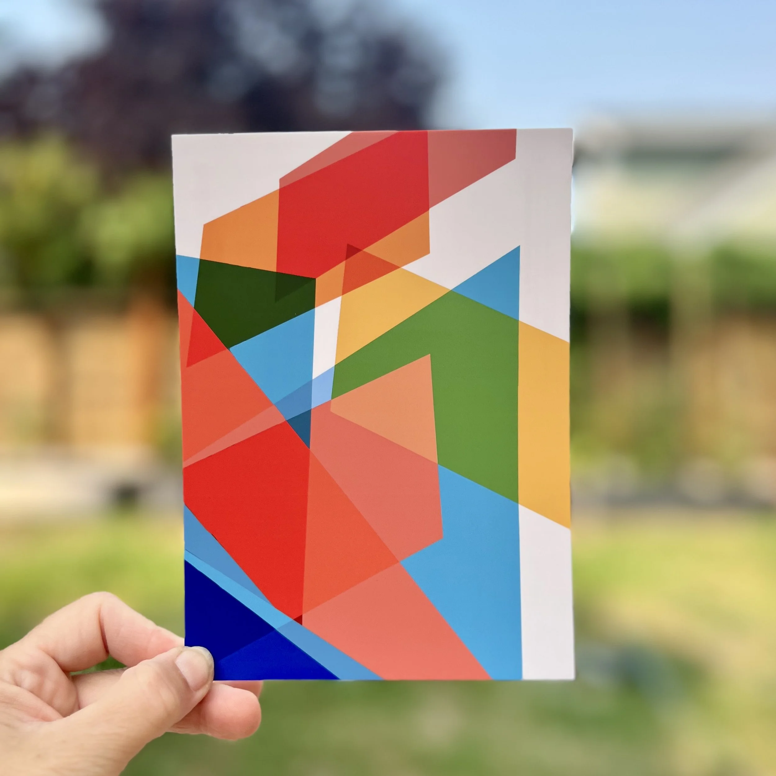 Geometric Shadows 5"x7" Print / Postcard