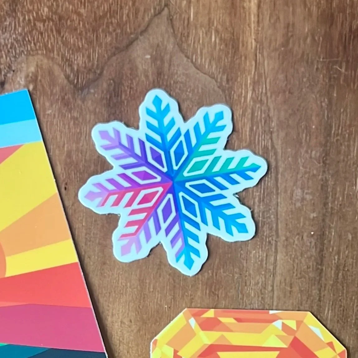 Snowflake Vinyl Sticker