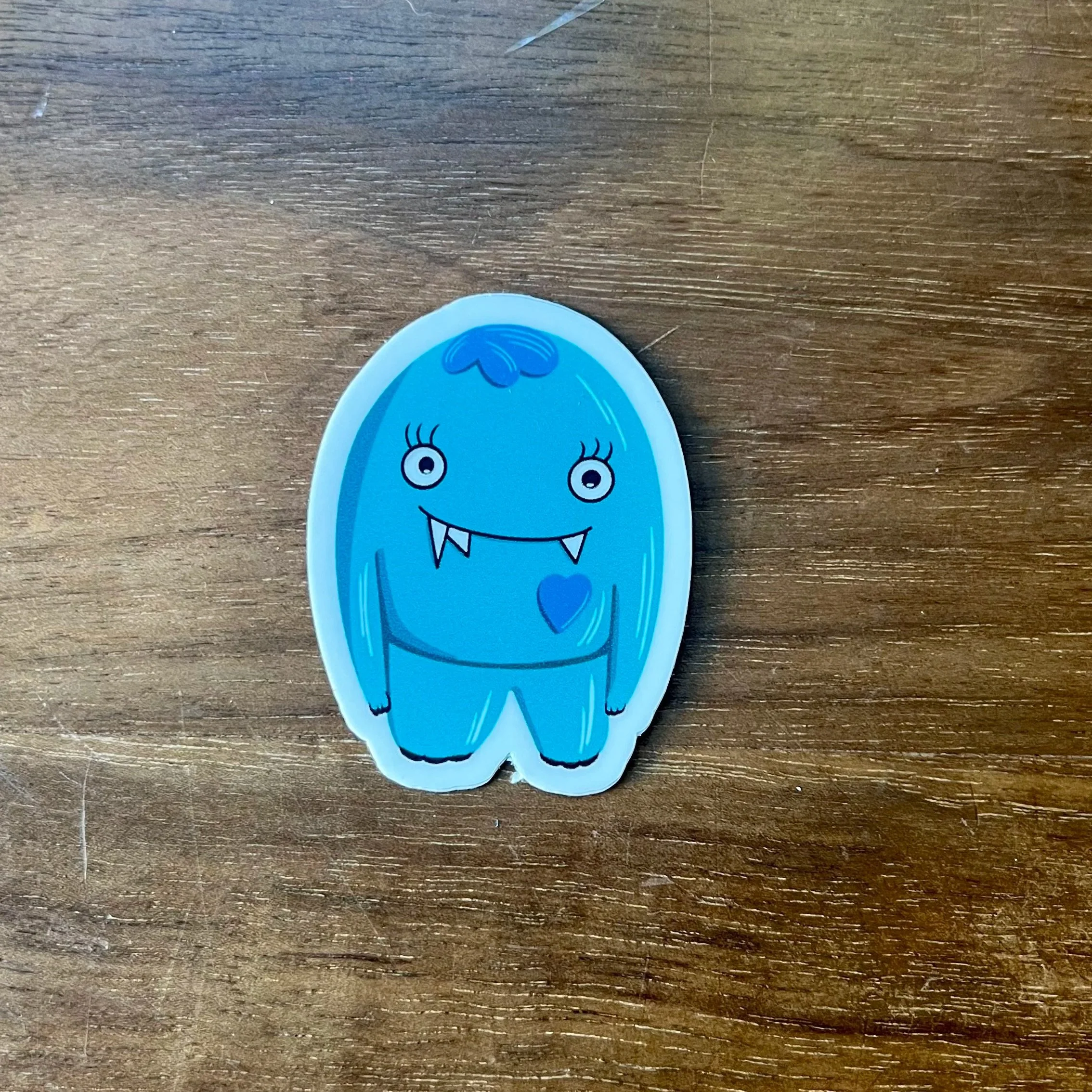 Rita The Blue Beastie Sticker 2"