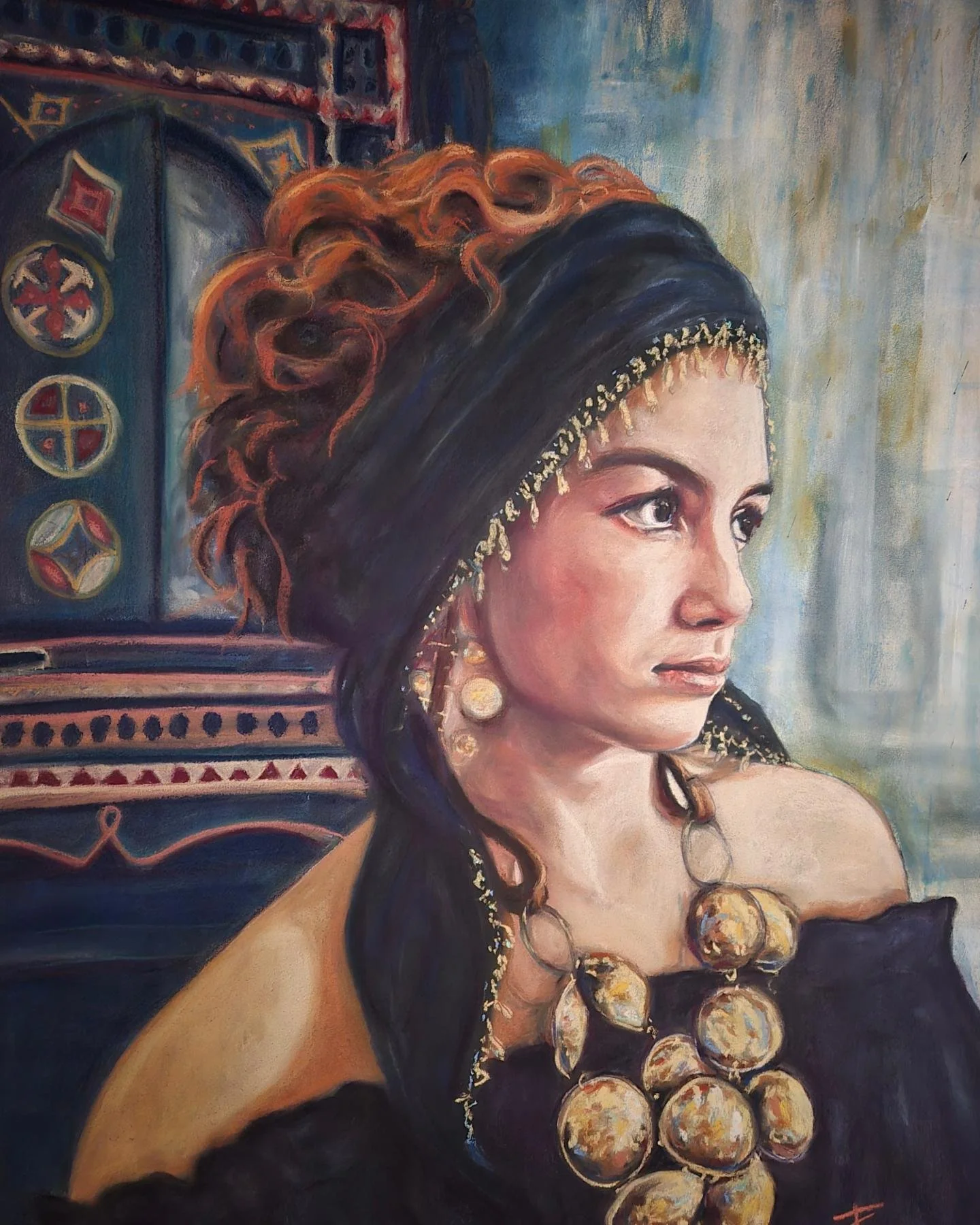 Blue Bahijia - Portrait Commission