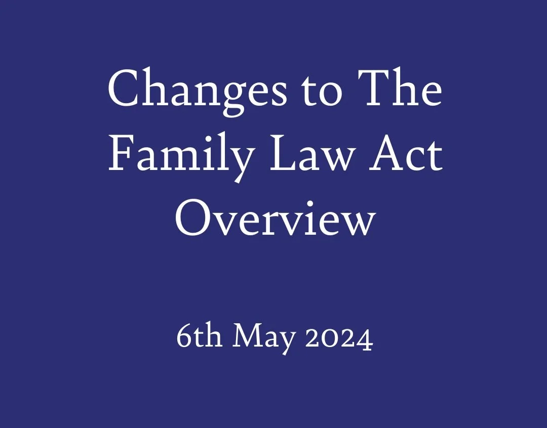 Overview of the Changes to the Family Law Act 1975 as of 6th May 2024