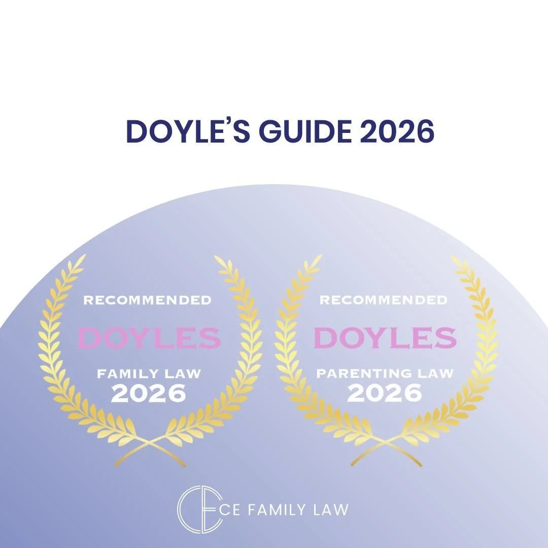 Proud to announce CE Family Law has maintained our Leading Firm status in the 2026 Doyle's Guide, with our Director, David Edney, again recognised as a leading Parenting &amp; Children's Matters Lawyer.

This peer recognition reflects our ongoing com