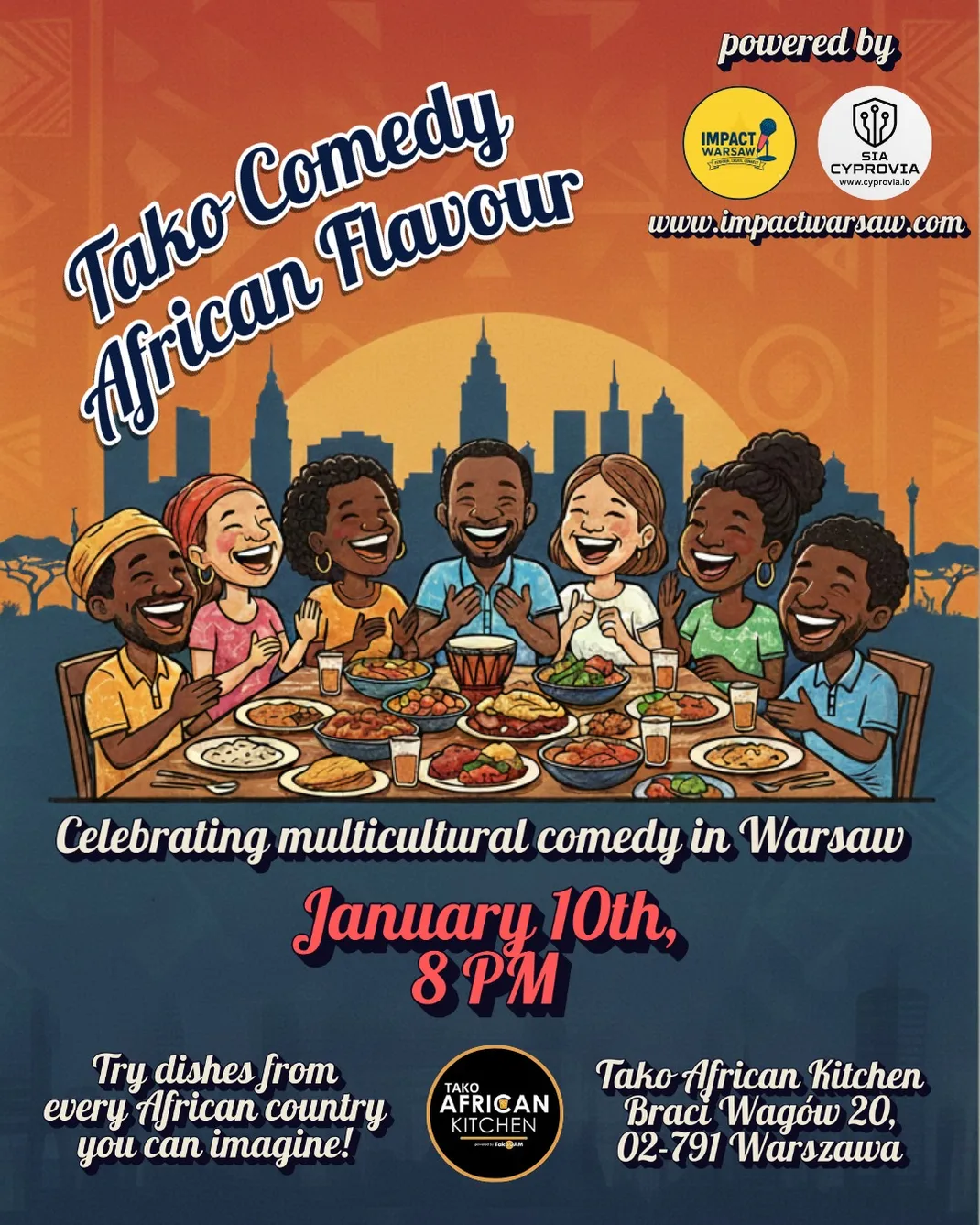 Tako Comedy African Flavor