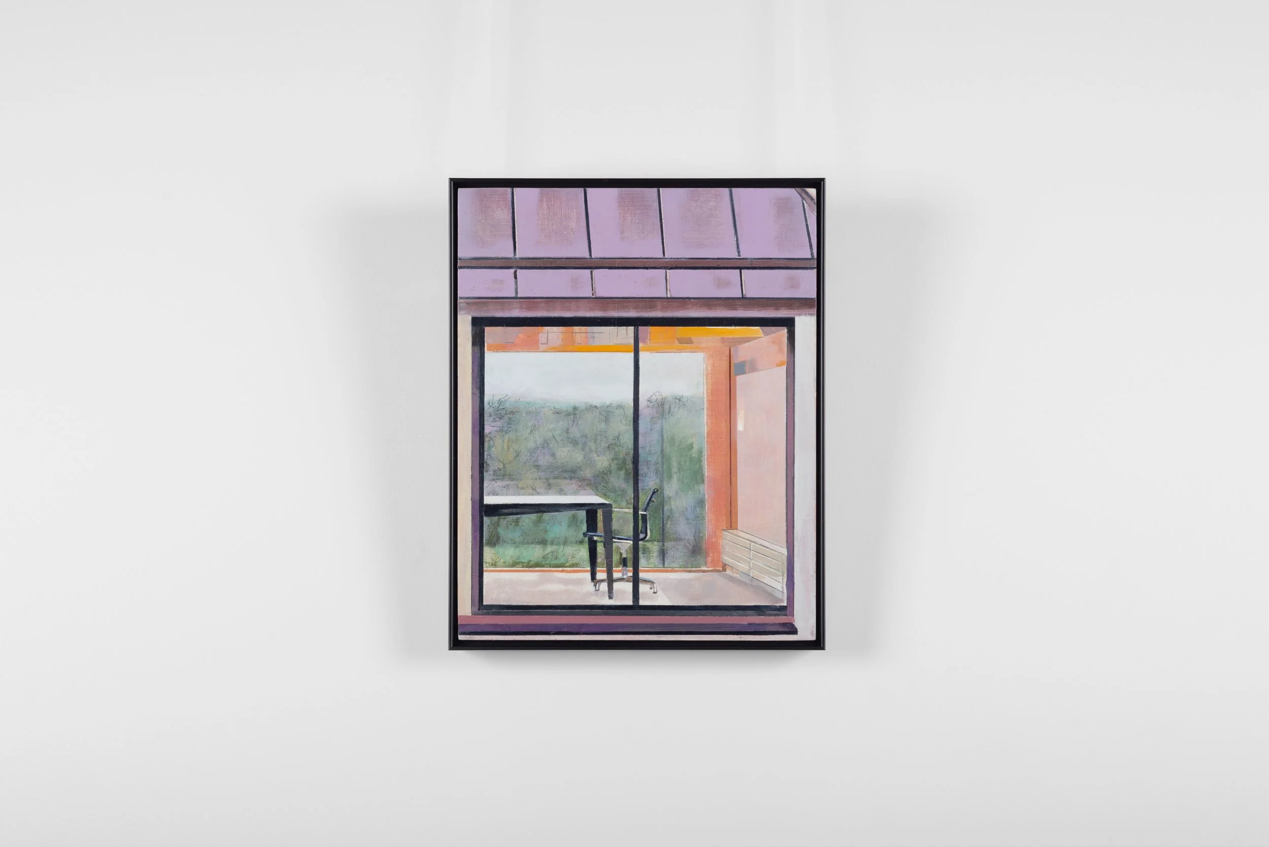 Richard Baker, The Grain Store, 2026, oil on panel, 35 x 28 cm