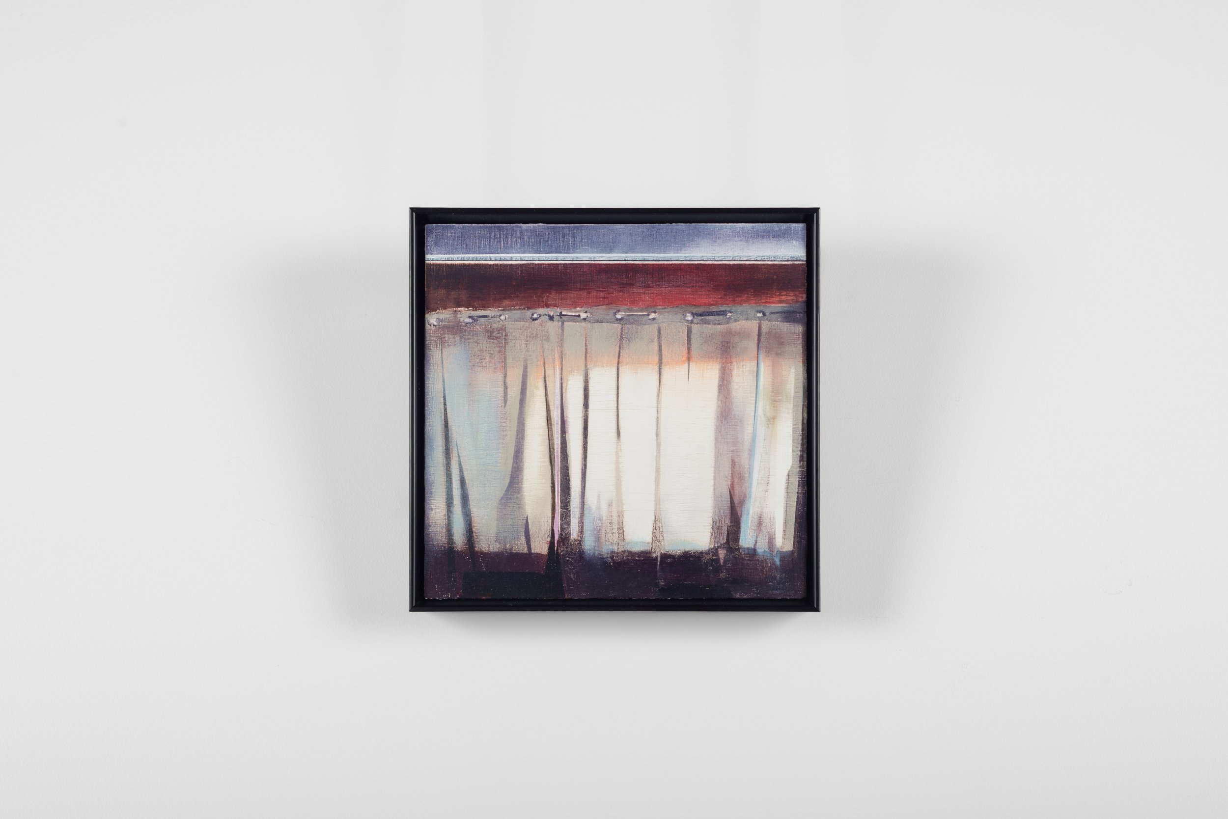 Richard Baker, Aviary Place, 2016, oil on canvas, 20 x 20 cm