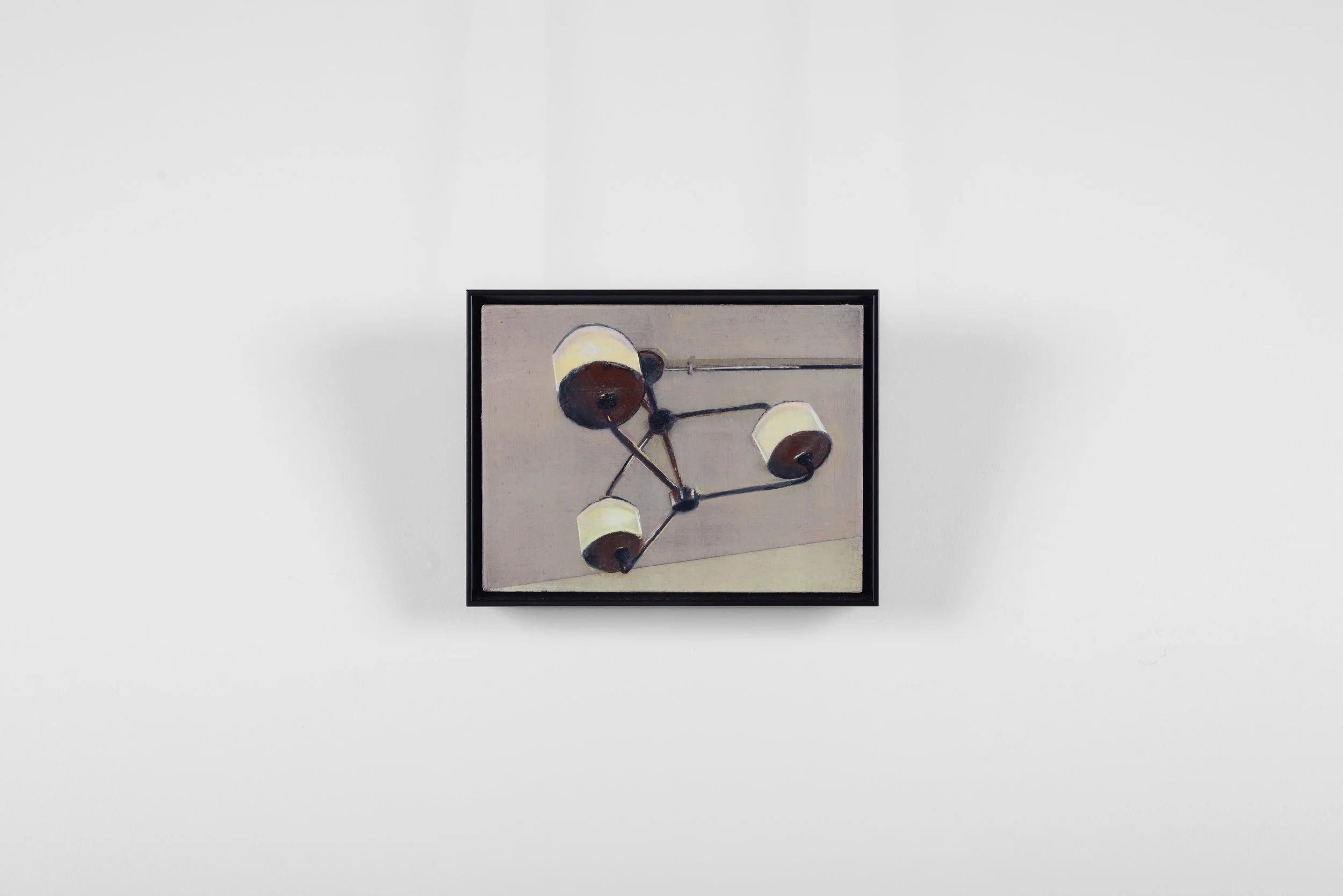 Richard Baker, Berlin Lights, 2026, oil on panel, 15 x 20 cm
