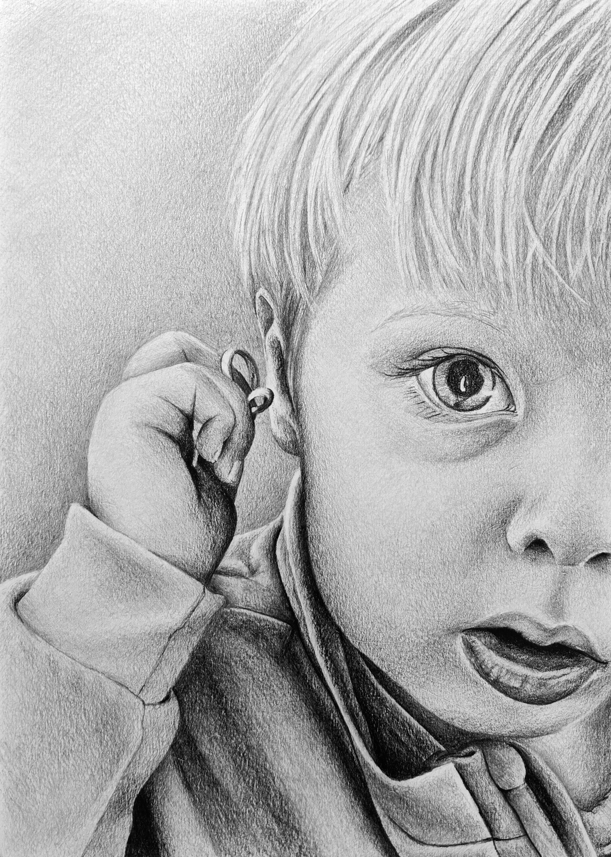 'Ruadhán' | 2026 | Pencil on Paper | 29.7 x 21cm | In Private Collection