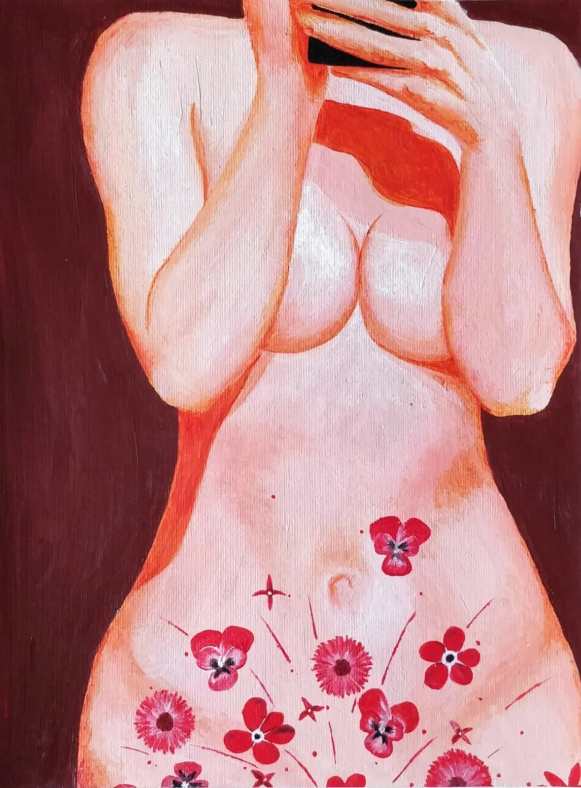 "On the Blob" (2023) - Original Painting