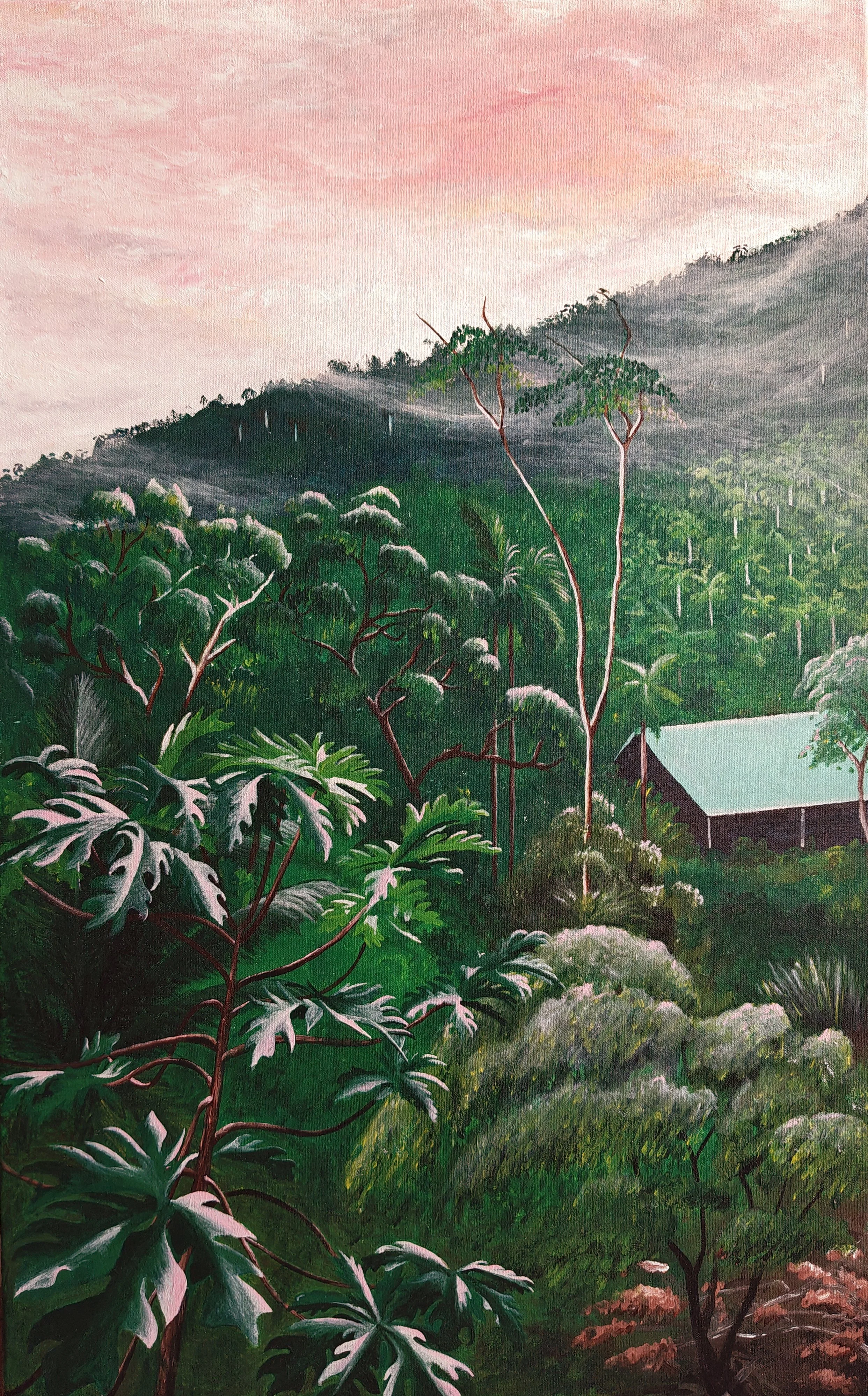 Pak Song Sunset | SOLD | 2026 | Acrylic | 80 x 50cm