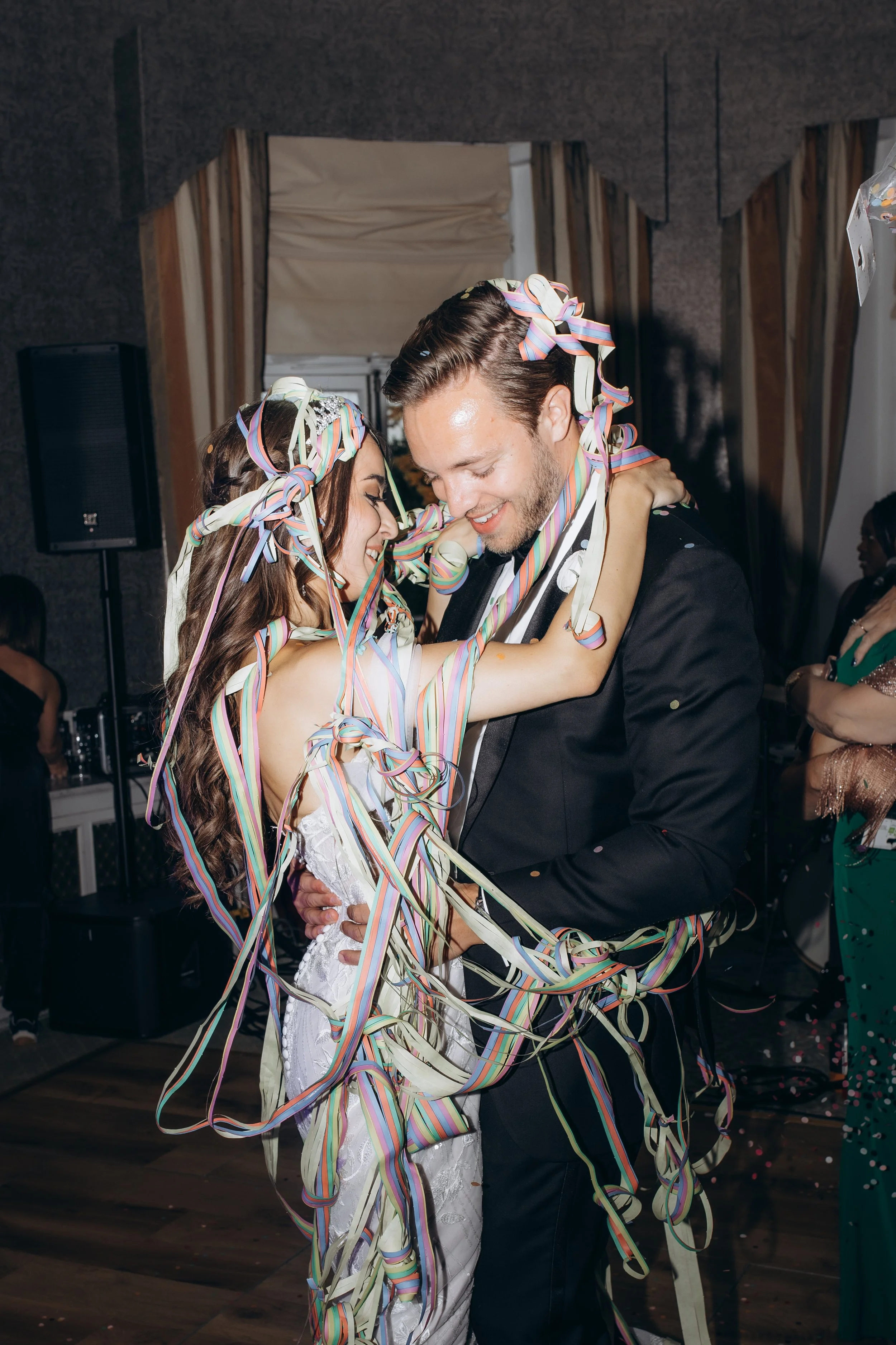 Authentic and artful wedding couple portrait by London photographer Lusy Klintsova.