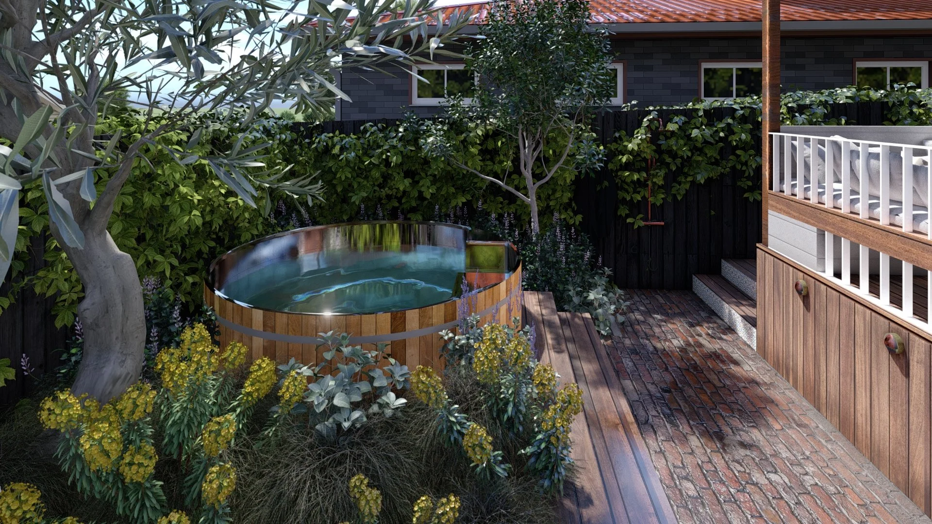 Coastal Hideaway | Stockton | GRDN | Bespoke landscape design studio | Newcastle NSW Australia. Landscape Design - Garden Design - Outdoor living spaces - Gardens - Residential landscaping - Newcastle - Hunter Valley - New South Wales - NSW - Au