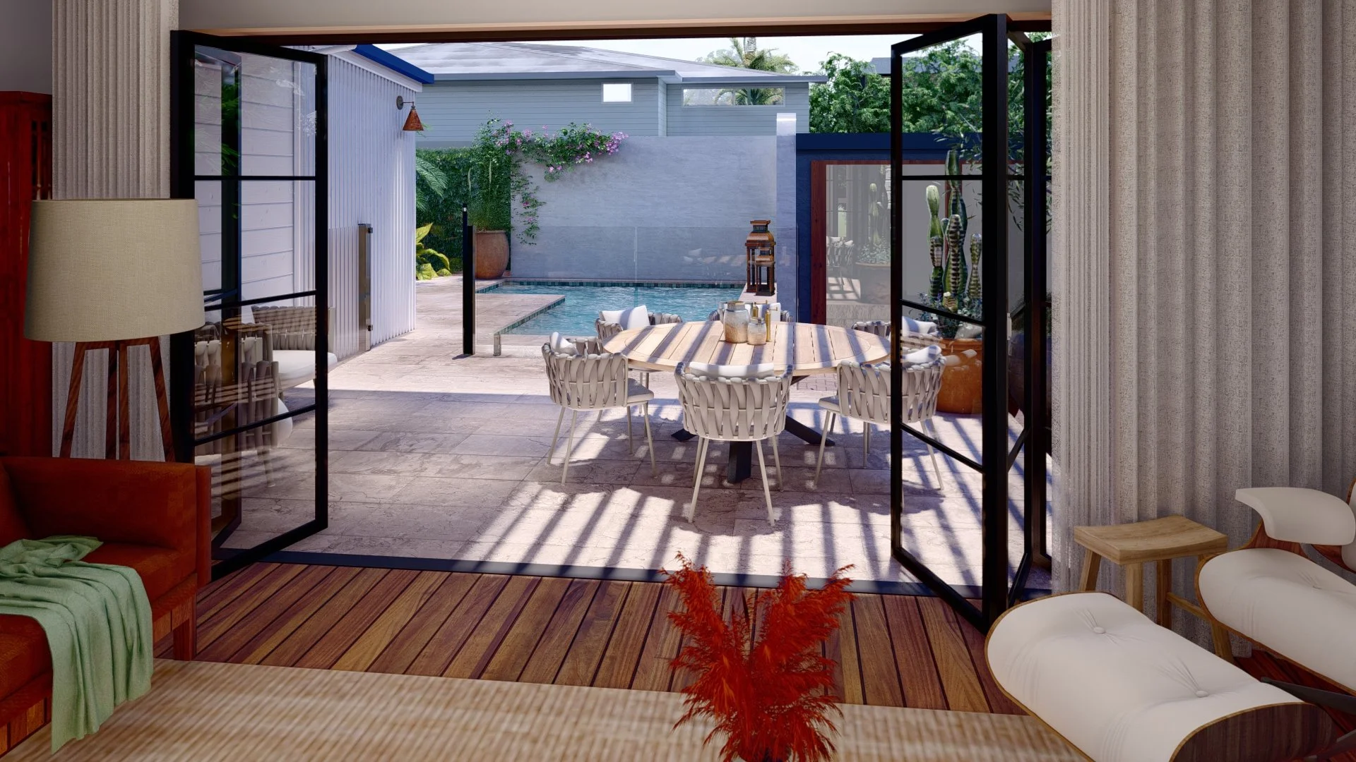 Courtyard Oasis | Hamilton South | GRDN | Bespoke landscape design studio | Newcastle NSW Australia. Landscape Design - Garden Design - Outdoor living spaces - Gardens - Residential landscaping - Newcastle - Hunter Valley - New South Wales - NSW - Au