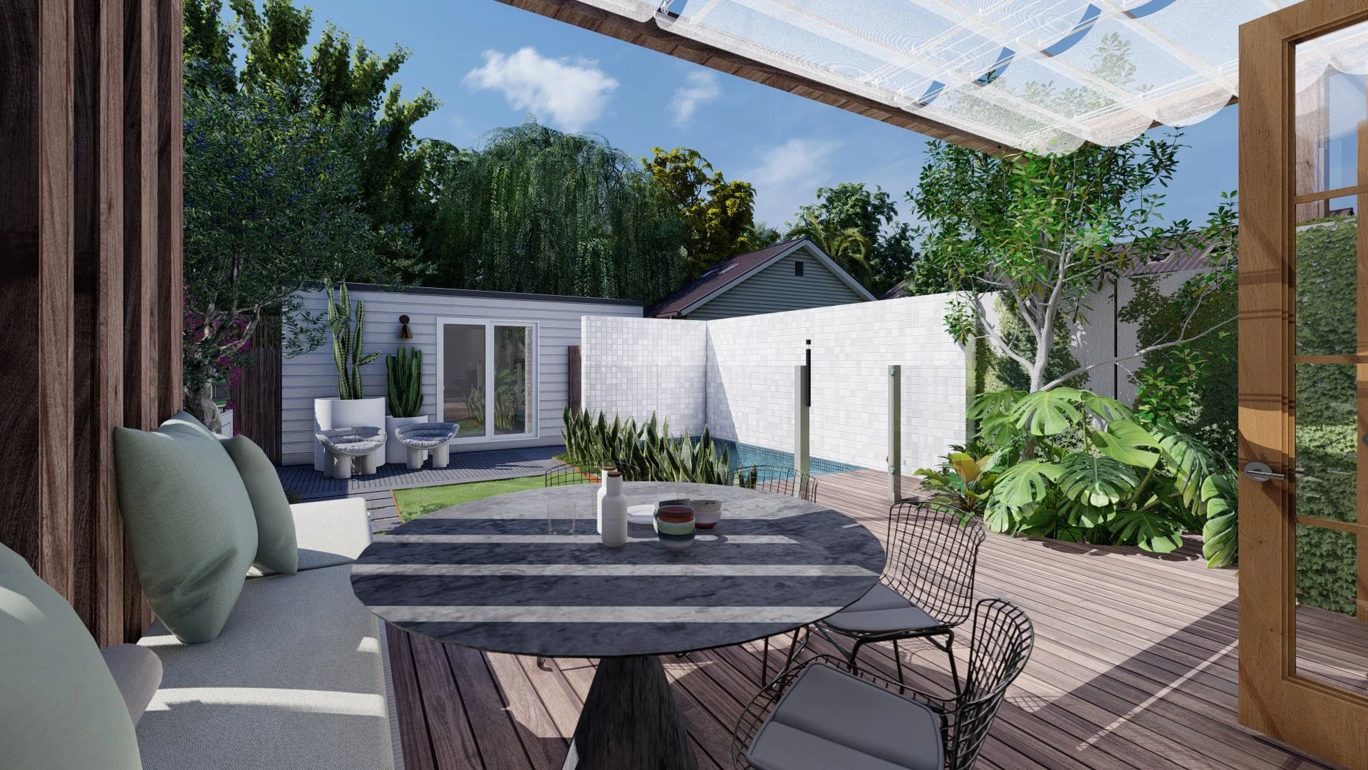 Terrace Revival | Hamilton | GRDN | Bespoke landscape design studio | Newcastle NSW Australia. Landscape Design - Garden Design - Outdoor living spaces - Gardens - Residential landscaping - Newcastle - Hunter Valley - New South Wales - NSW - Au