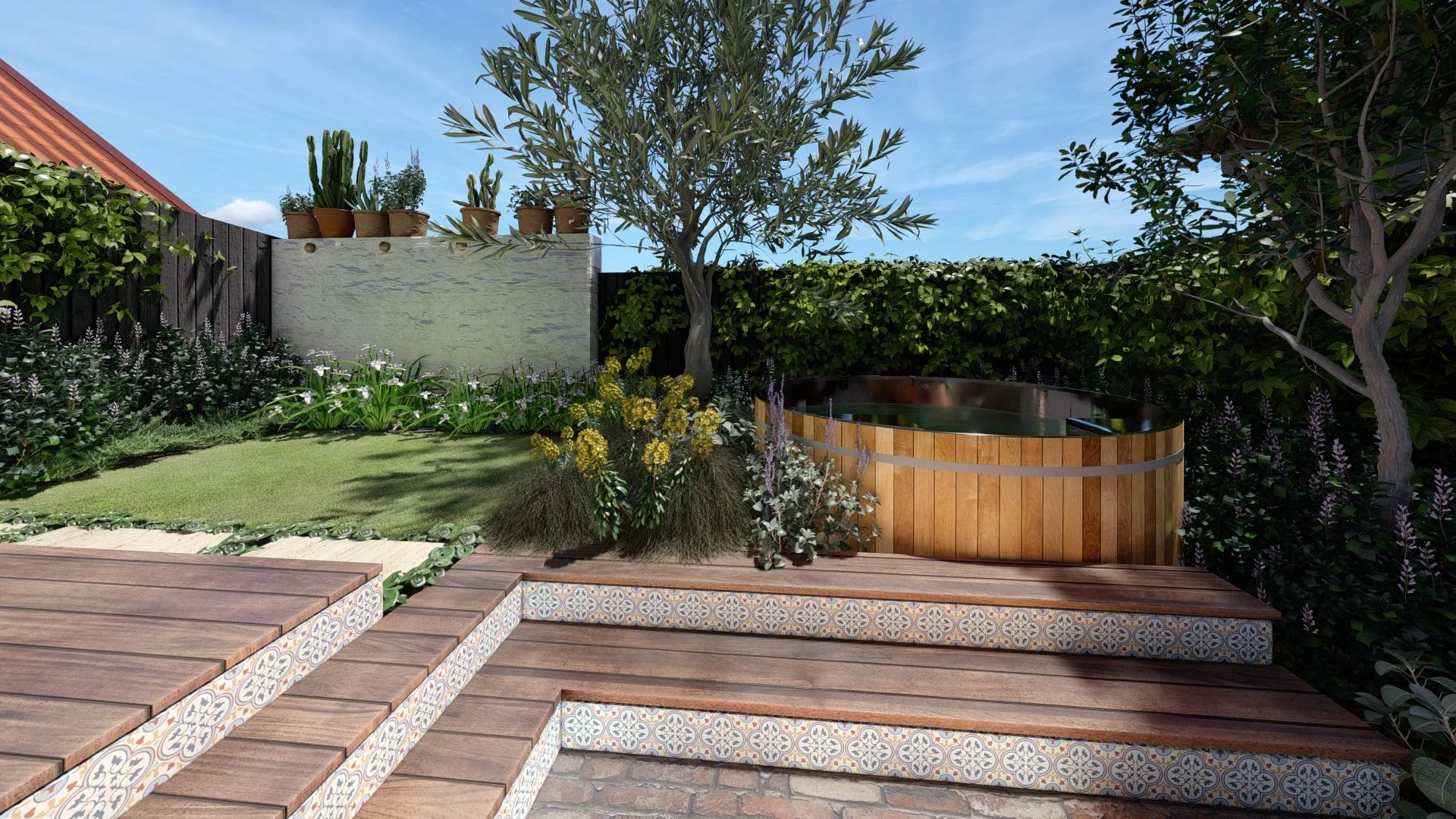 Coastal Hideaway | Stockton | GRDN | Bespoke landscape design studio | Newcastle NSW Australia. Landscape Design - Garden Design - Outdoor living spaces - Gardens - Residential landscaping - Newcastle - Hunter Valley - New South Wales - NSW - Au
