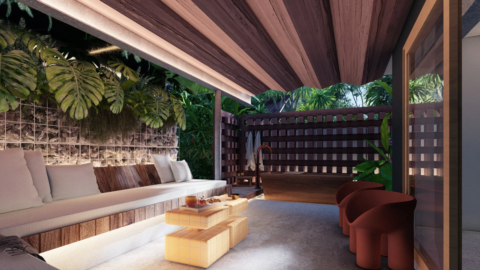 Wellness Retreat | Tighes Hill | GRDN | Bespoke landscape design studio | Newcastle NSW Australia. Landscape Design - Garden Design - Outdoor living spaces - Gardens - Residential landscaping - Newcastle - Hunter Valley - New South Wales - NSW - Aust