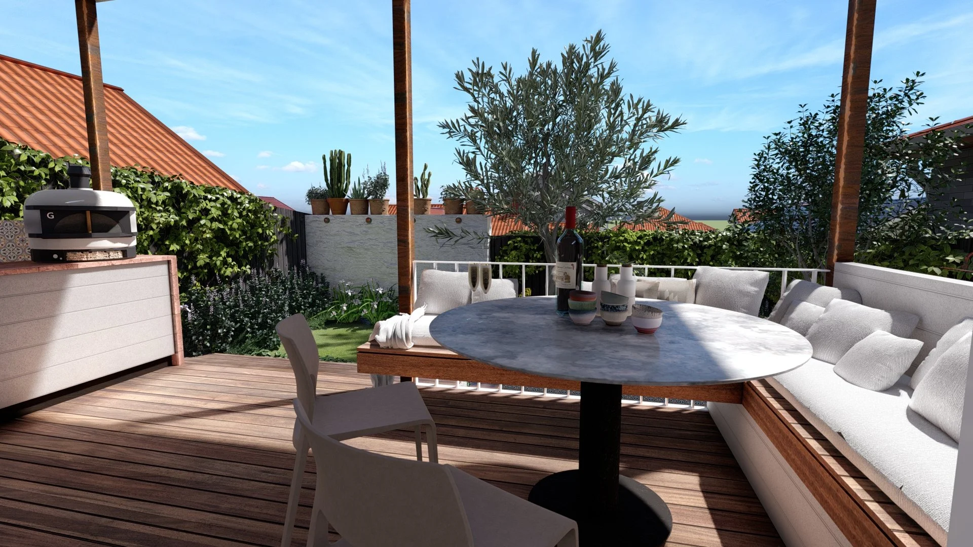 Coastal Hideaway | Stockton | GRDN | Bespoke landscape design studio | Newcastle NSW Australia. Landscape Design - Garden Design - Outdoor living spaces - Gardens - Residential landscaping - Newcastle - Hunter Valley - New South Wales - NSW - Au