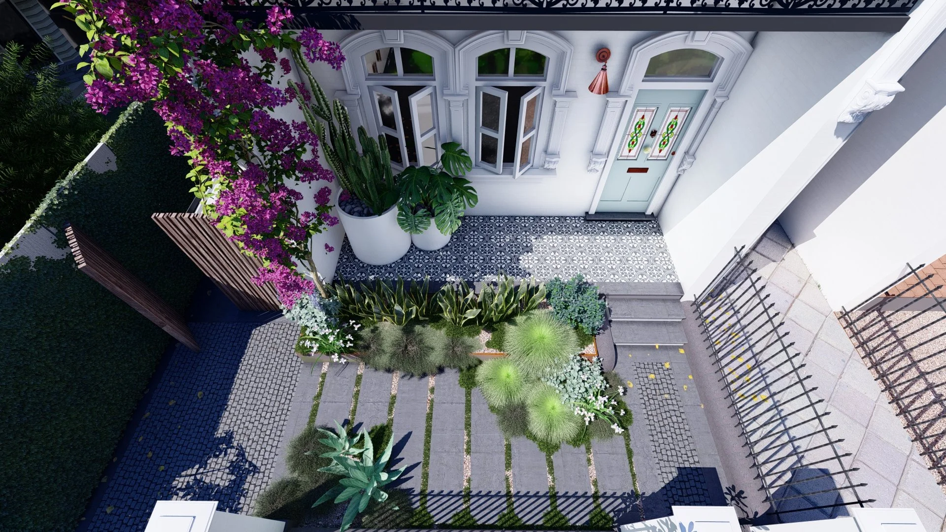 Terrace Revival | Hamilton | GRDN | Bespoke landscape design studio | Newcastle NSW Australia. Landscape Design - Garden Design - Outdoor living spaces - Gardens - Residential landscaping - Newcastle - Hunter Valley - New South Wales - NSW - Au