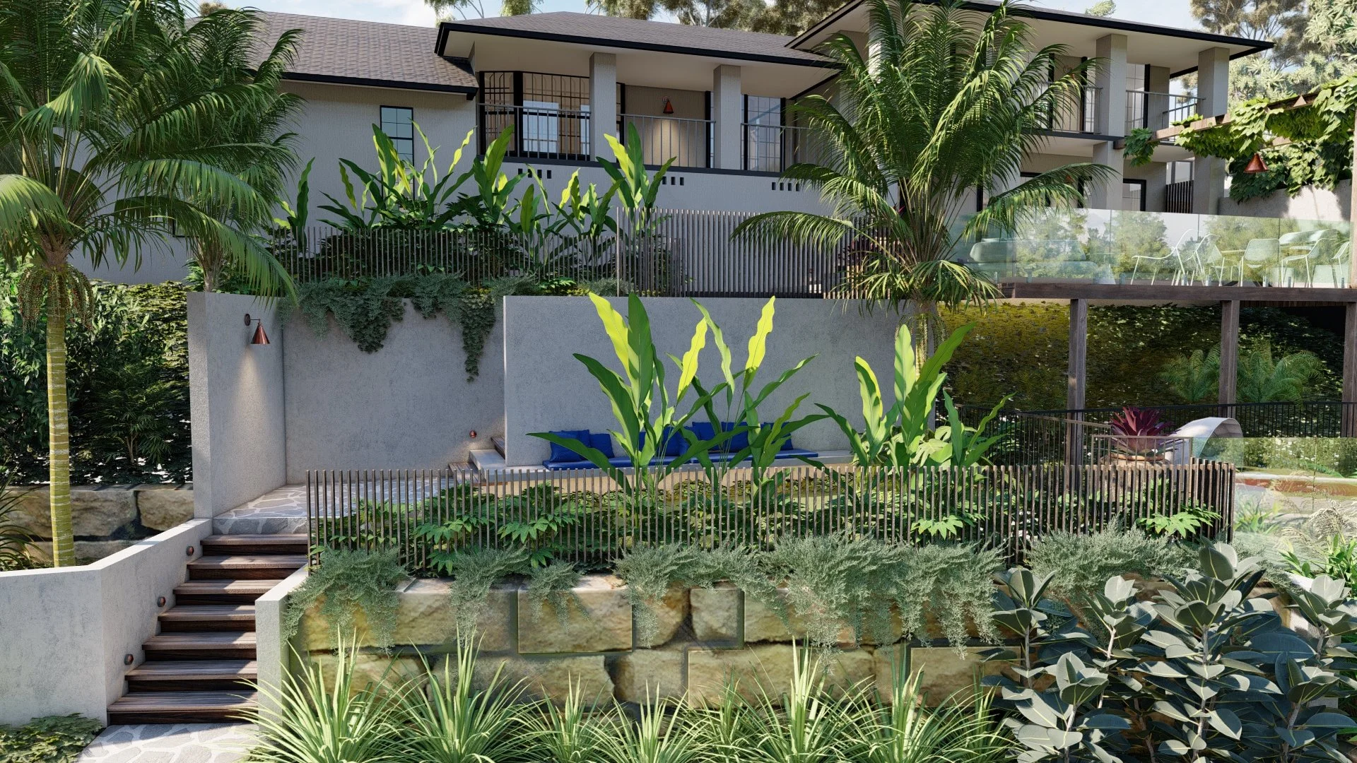 Lakeview Resort | Eleebana | GRDN | Bespoke landscape design studio | Newcastle NSW Australia. Landscape Design - Garden Design - Outdoor living spaces - Gardens - Residential landscaping - Newcastle - Hunter Valley - New South Wales - NSW - Au