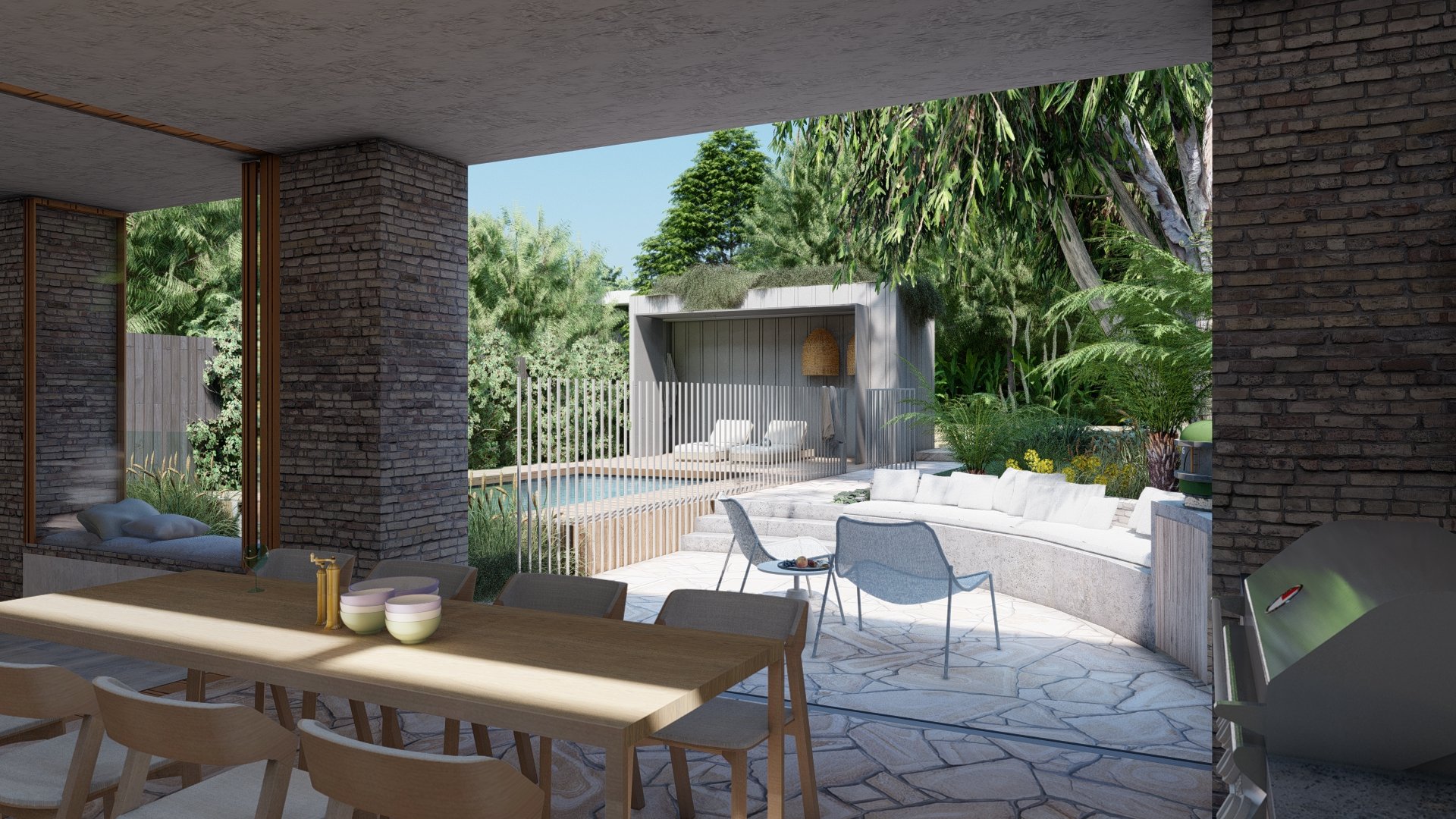 Native Entertainer | Bar Beach | GRDN | Bespoke landscape design studio | Newcastle NSW Australia. Landscape Design - Garden Design - Outdoor living spaces - Gardens - Residential landscaping - Newcastle - Hunter Valley - New South Wales - NSW - Aust