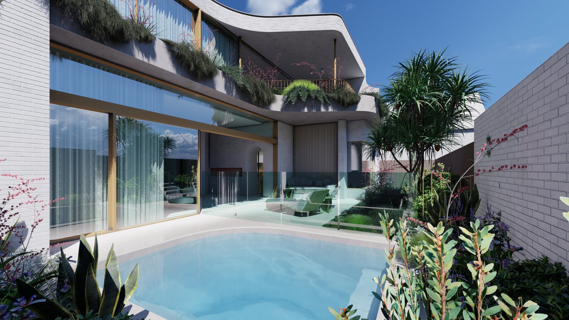 Beachside Residence | Merewether | GRDN | Bespoke landscape design studio | Newcastle NSW Australia. Landscape Design - Garden Design - Outdoor living spaces - Gardens - Residential landscaping - Newcastle - Hunter Valley - New South Wales - NSW - Au