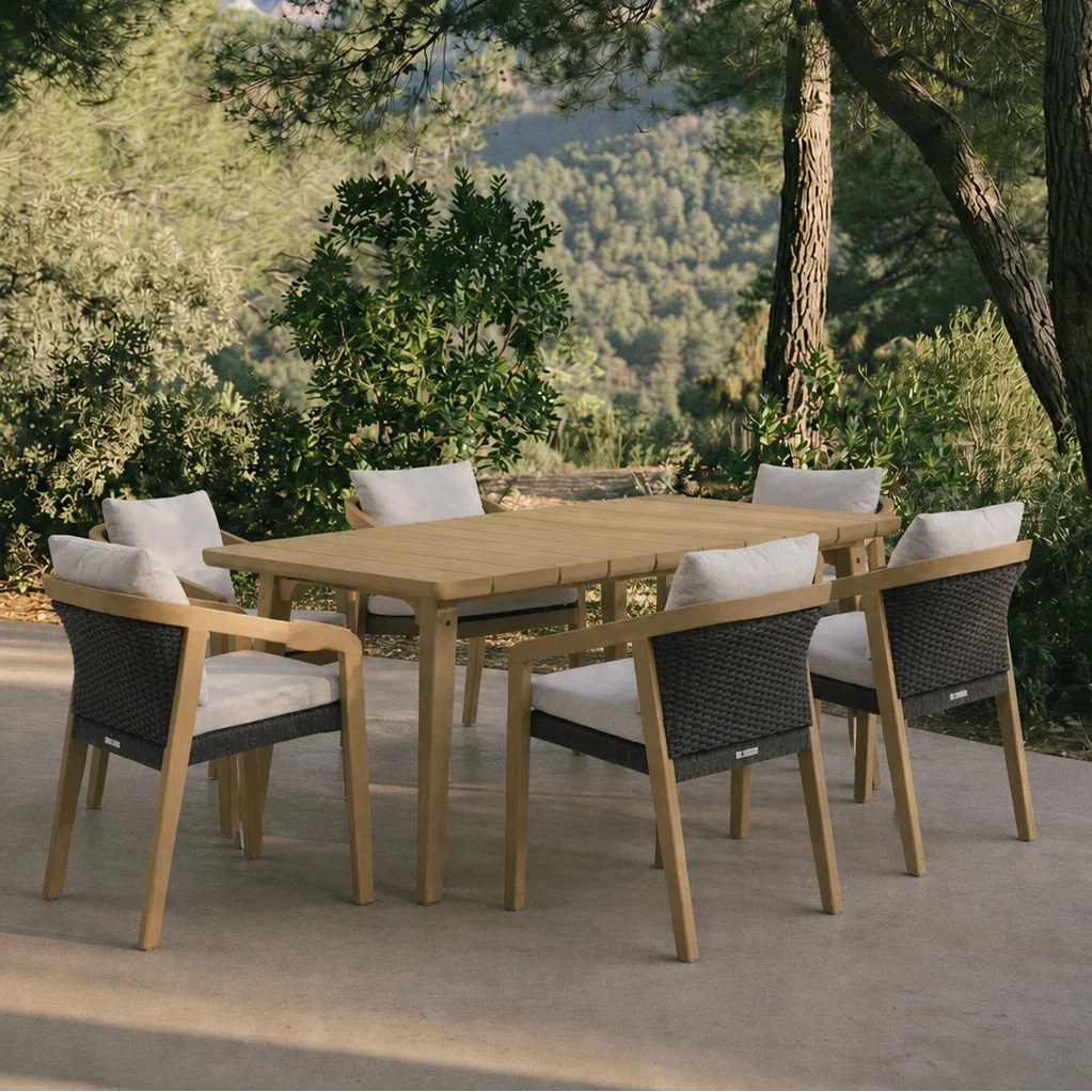 Denbigh Rowe Cambridge Teak Dining Set