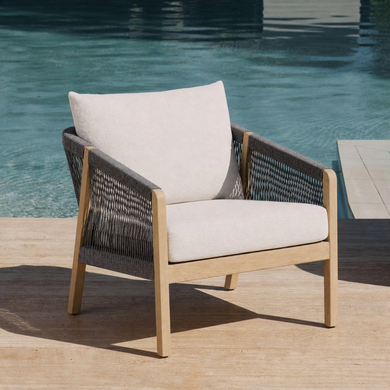 Denbigh Rowe Cambridge Teak Lounge Chair
