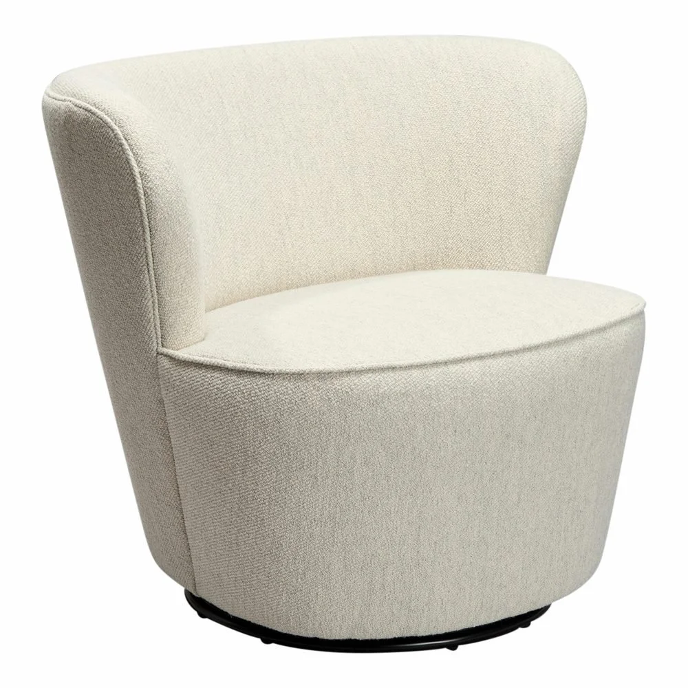 Robert Langford Battersea Swivel Chair Mitchell Cloth