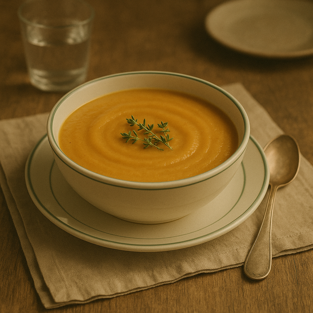 Gentle Root Vegetable Creamy Crockpot Soup (vegan, gluten-free, gut-friendly)