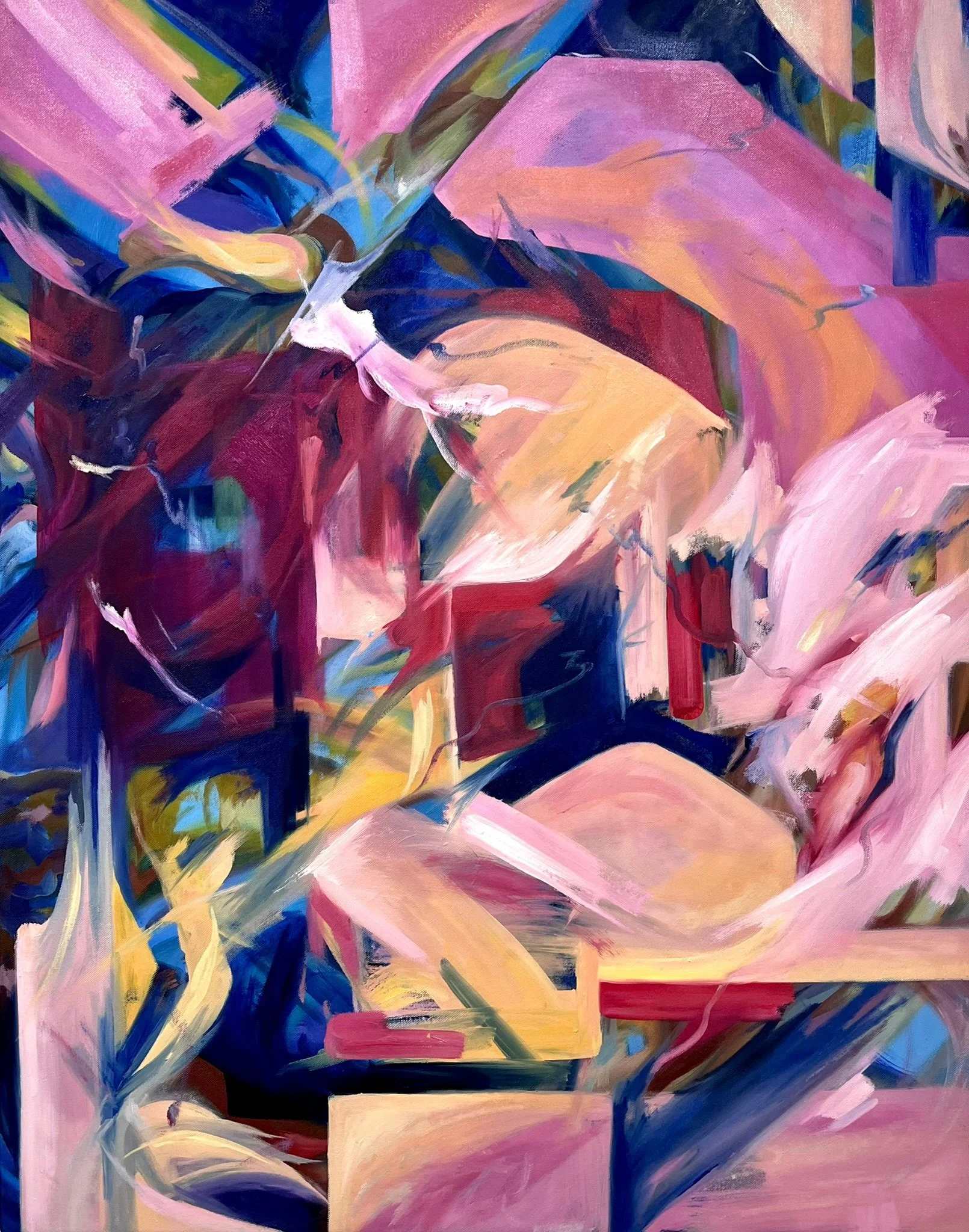 Winters Blossom, 2025. Oil on canvas - 85 x 68cm