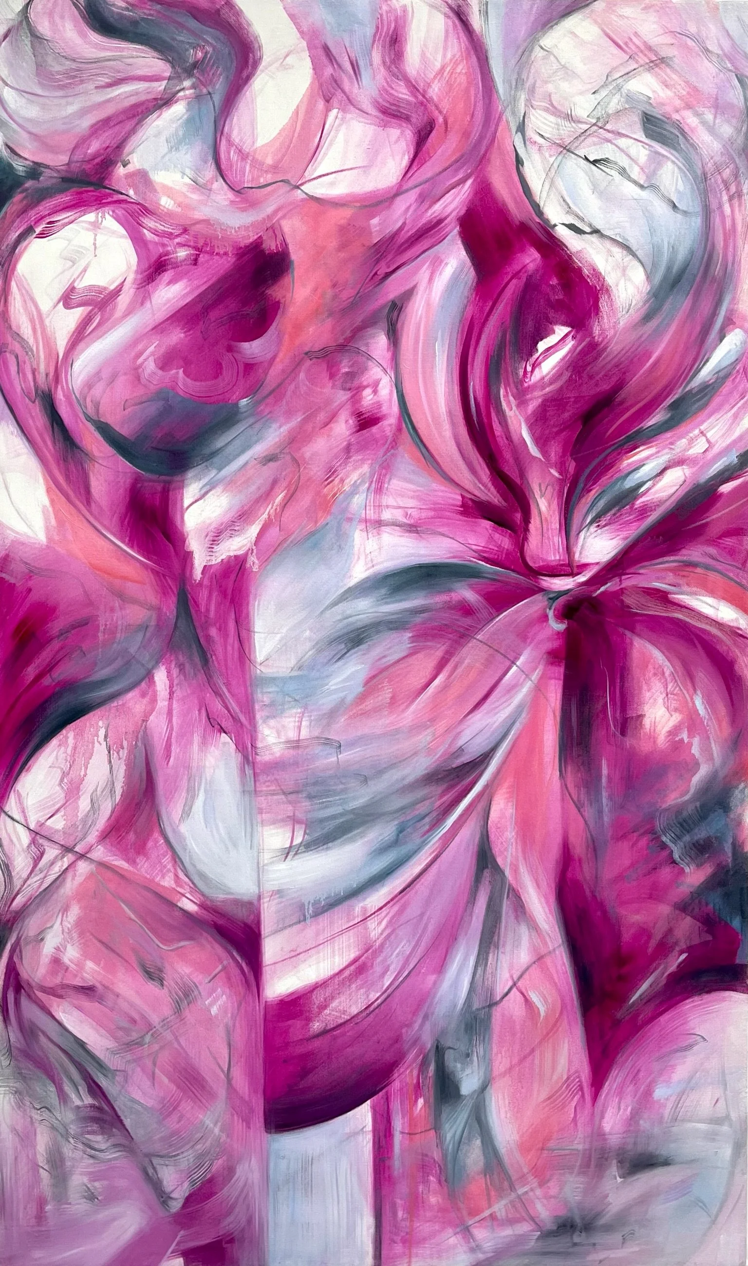 Port De Bras, 2025. Oil paint on canvas - 151 x 91cm