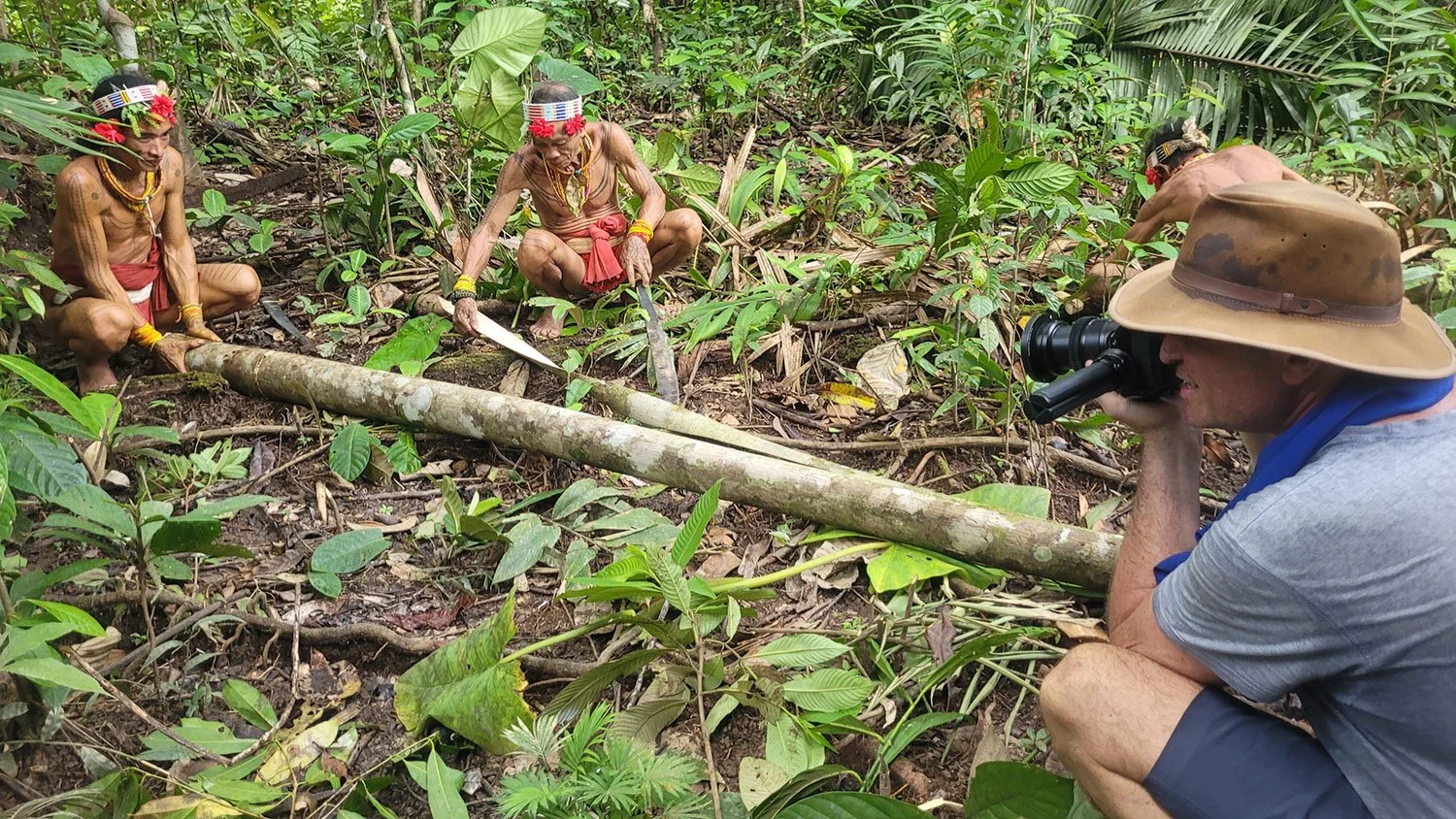 Mentawai-tribe on Siberut Island