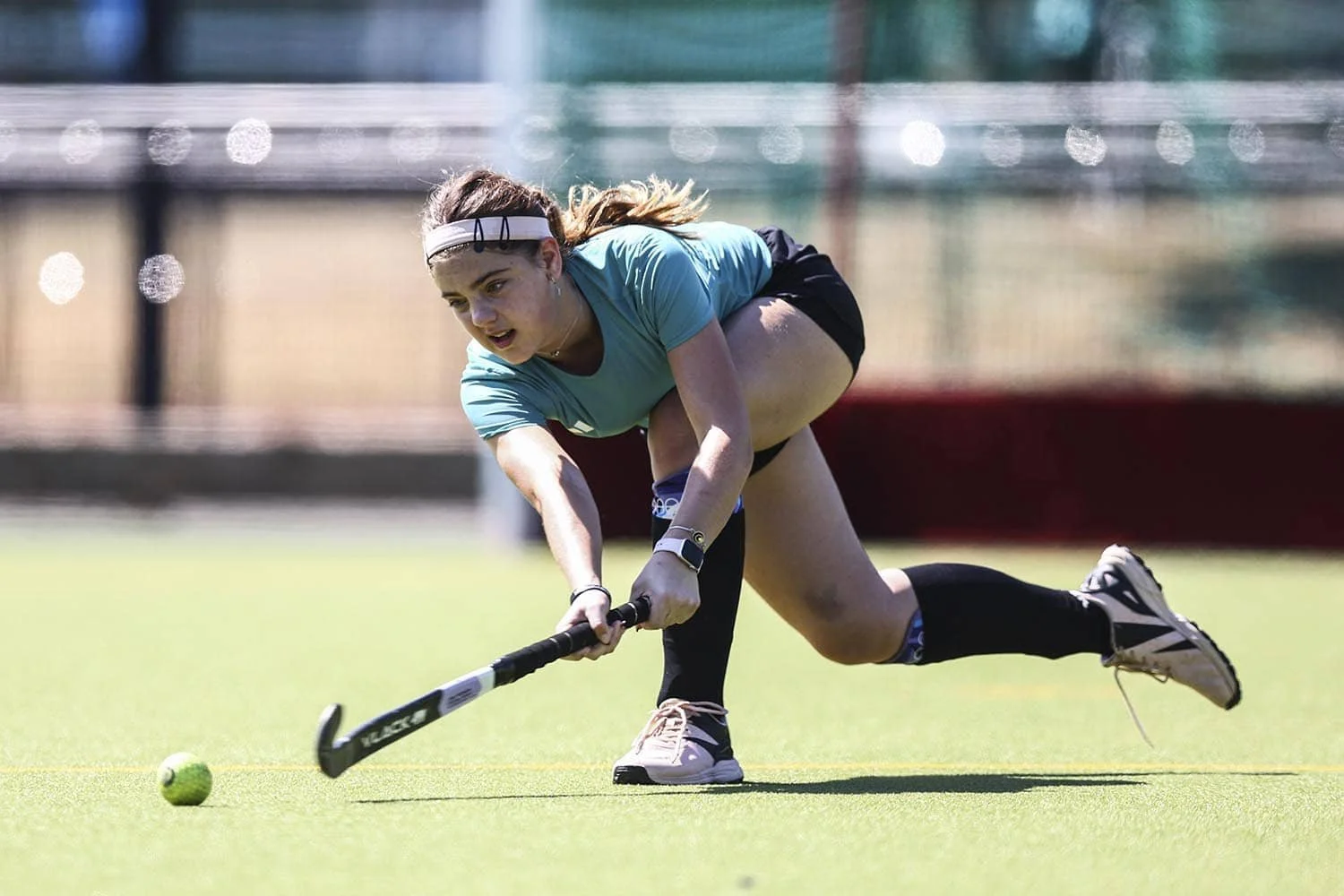 Hockey player on Nike camp engaging in morning drill