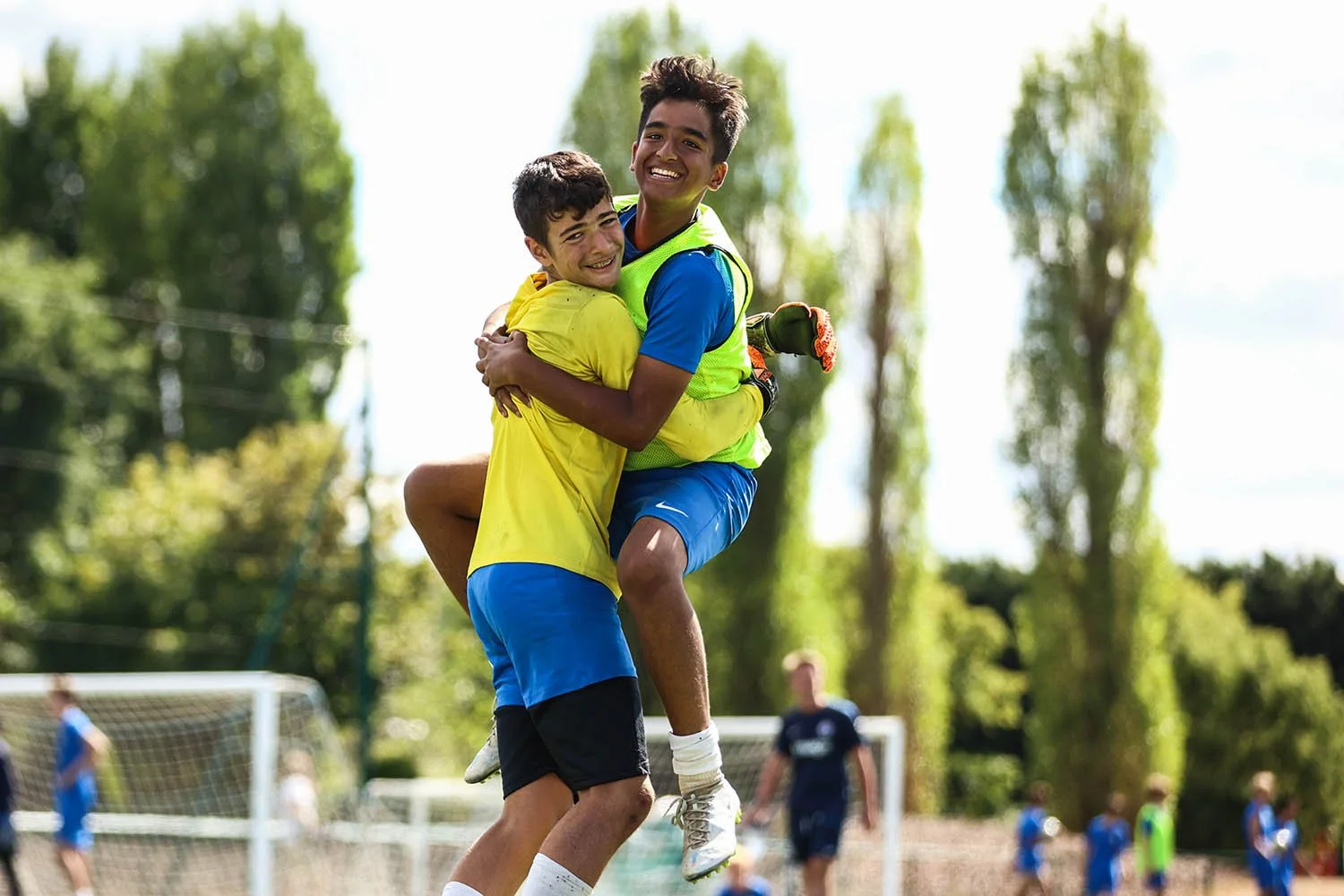Internationale Freundschaften im Fußballcamp