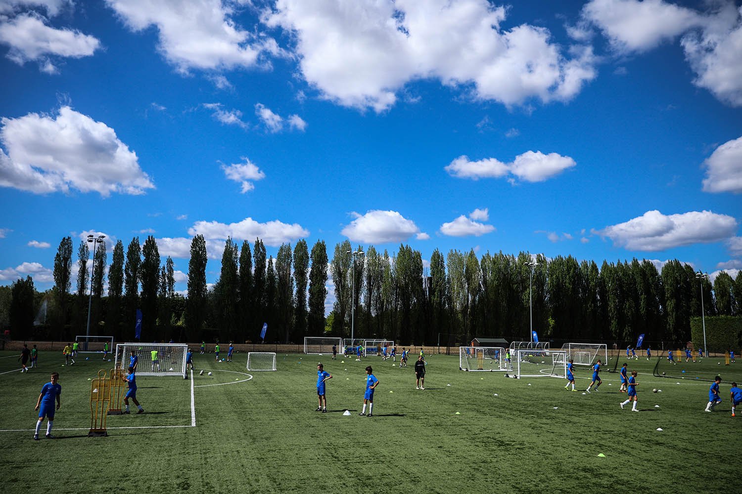 Day at Chelsea FC Academy on football camp